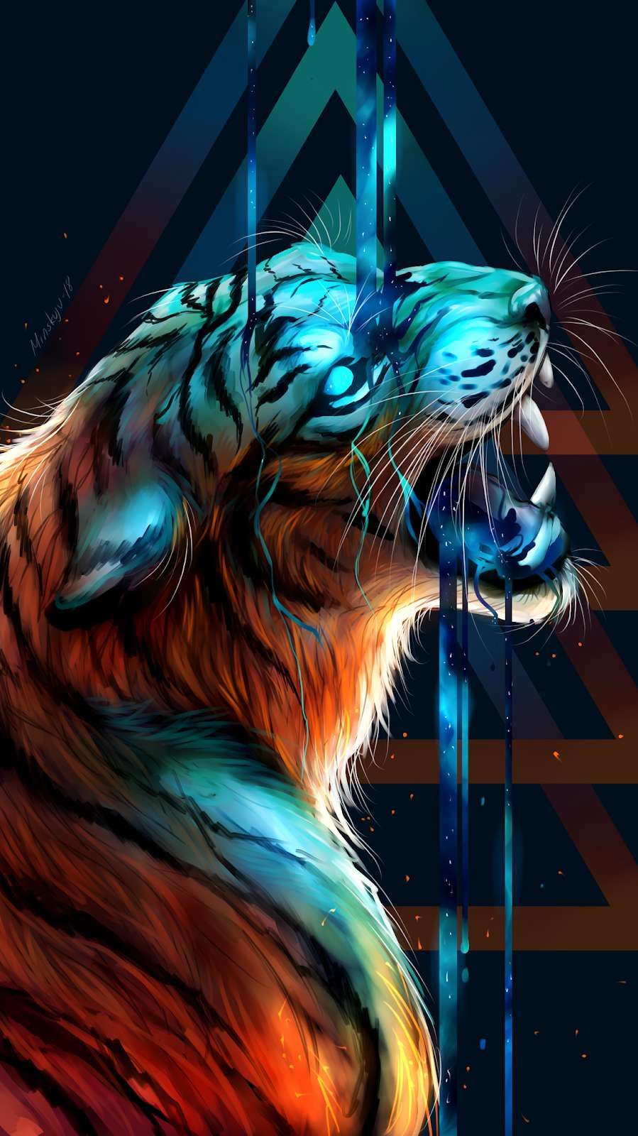 Tiger 3D Iphone Wallpapers