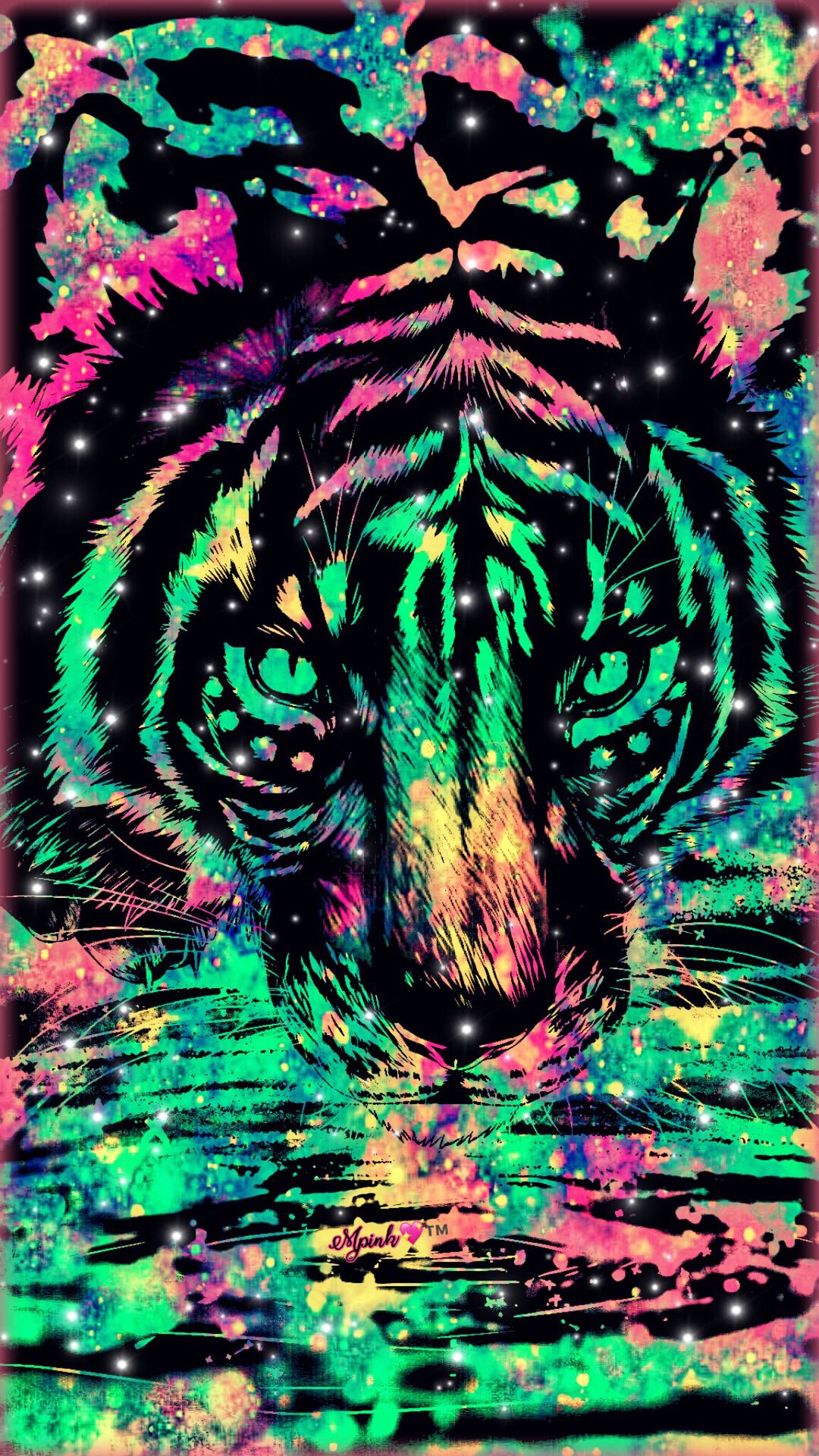Tiger Galaxy Wallpapers