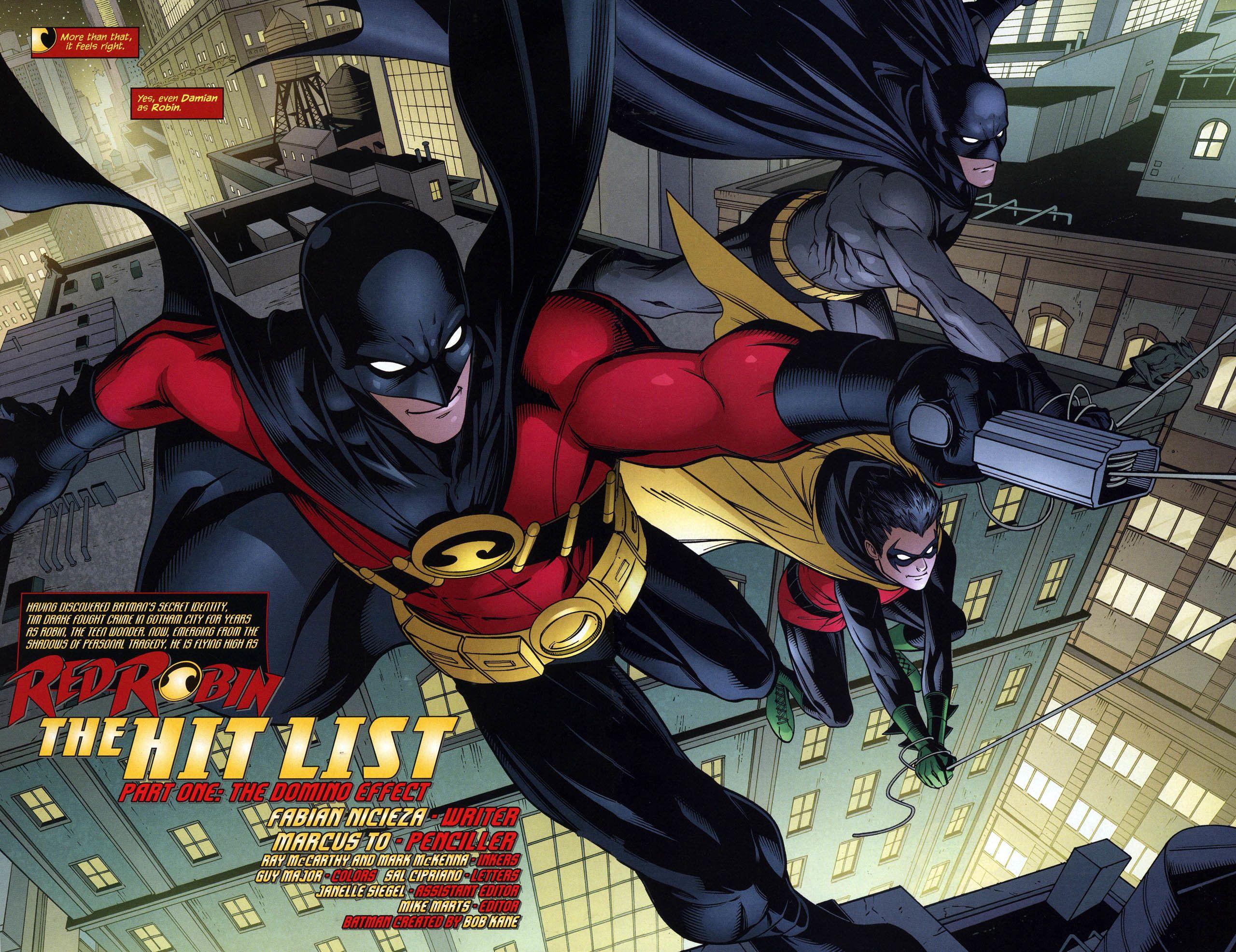 Tim Drake As Robin Dc Comic Wallpapers