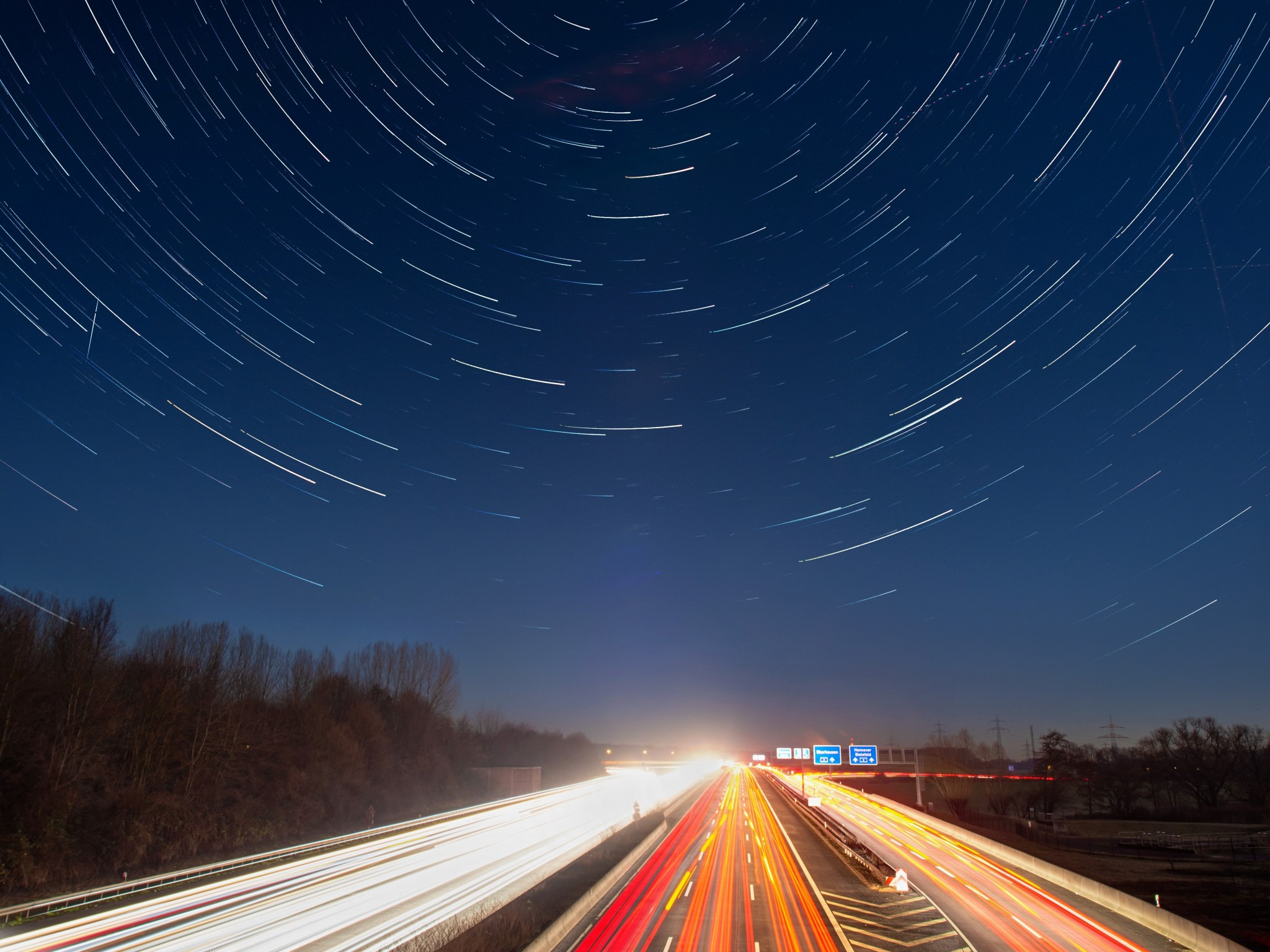 Time Lapse Road Wallpapers