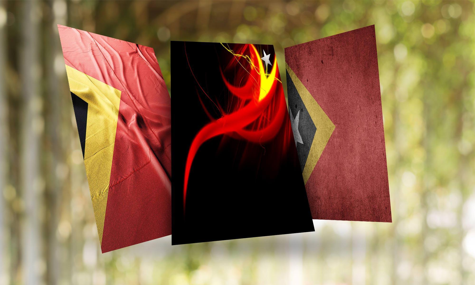 Timor-Leste Flag Wallpapers