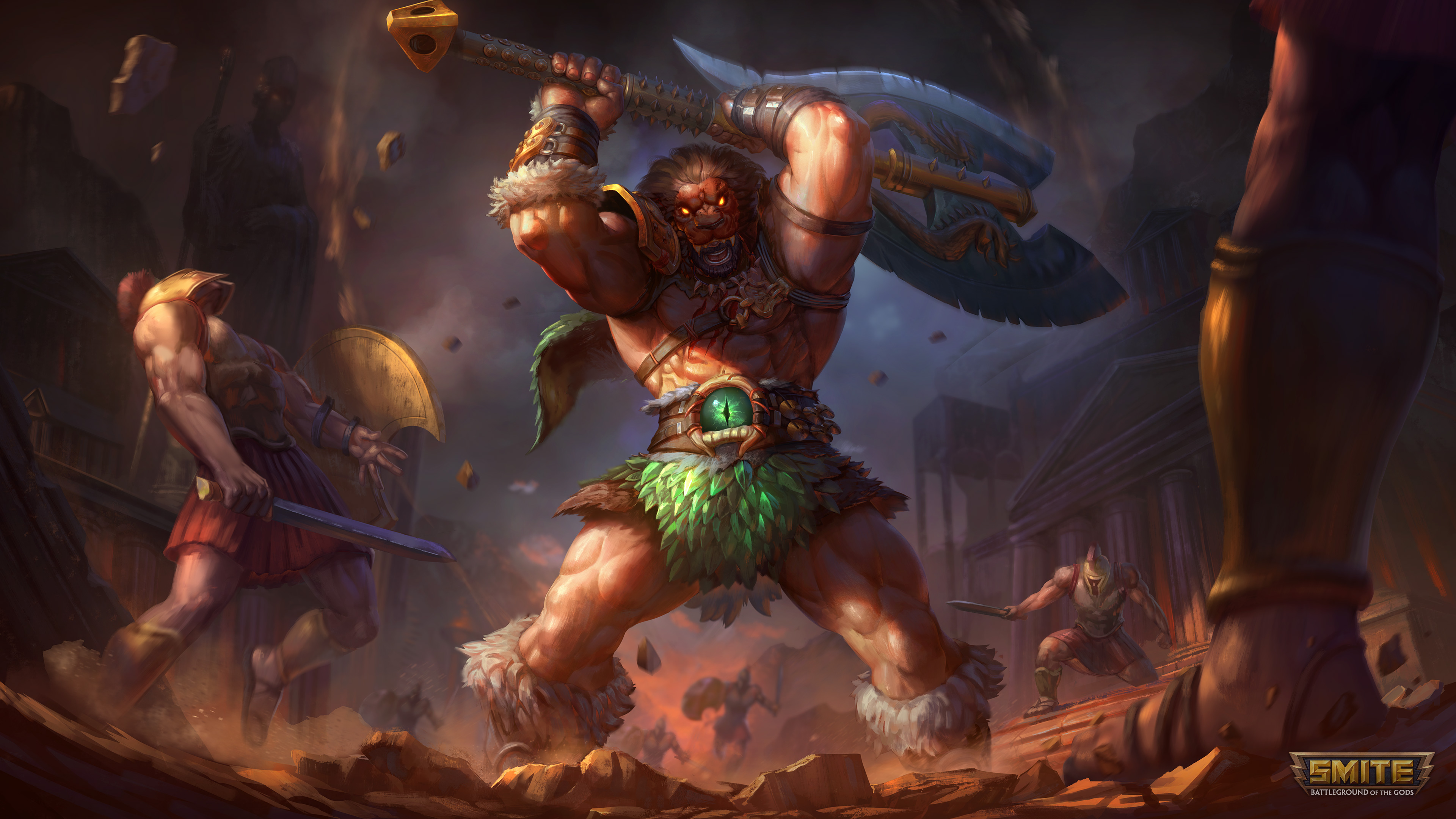 Titan Hercules Smite Wallpapers