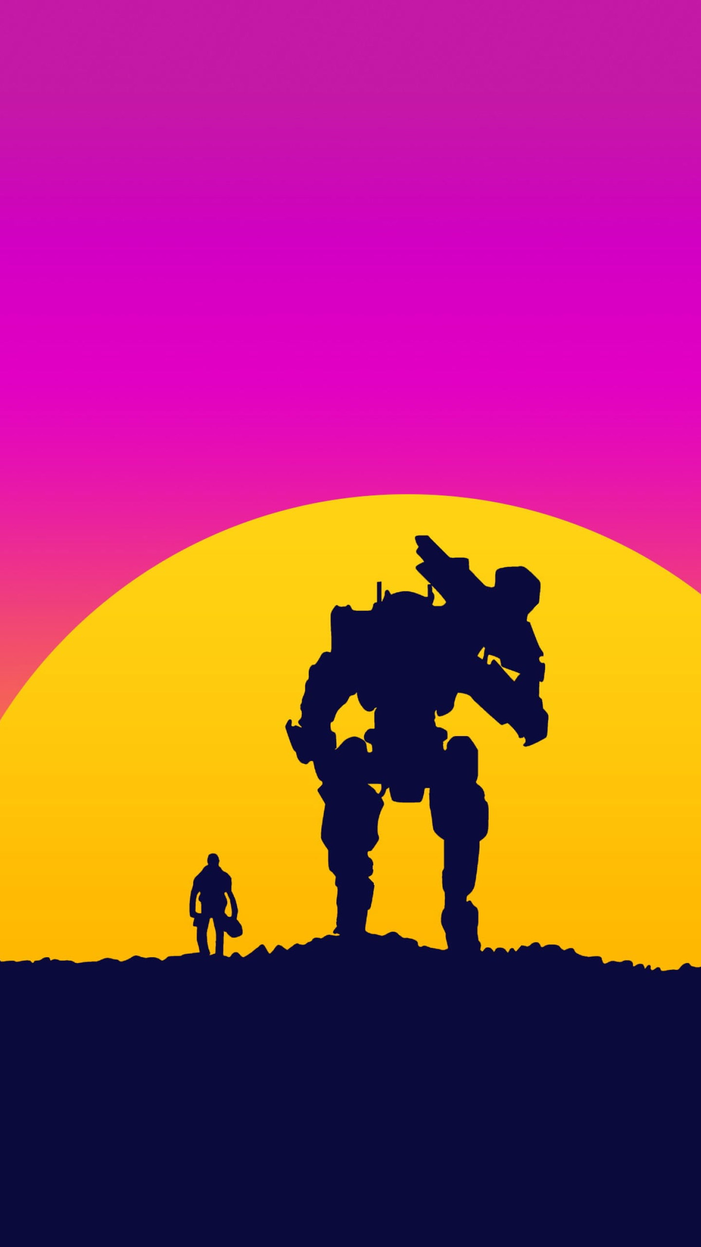 Titanfall 2 Outrun Minimal Art Wallpapers