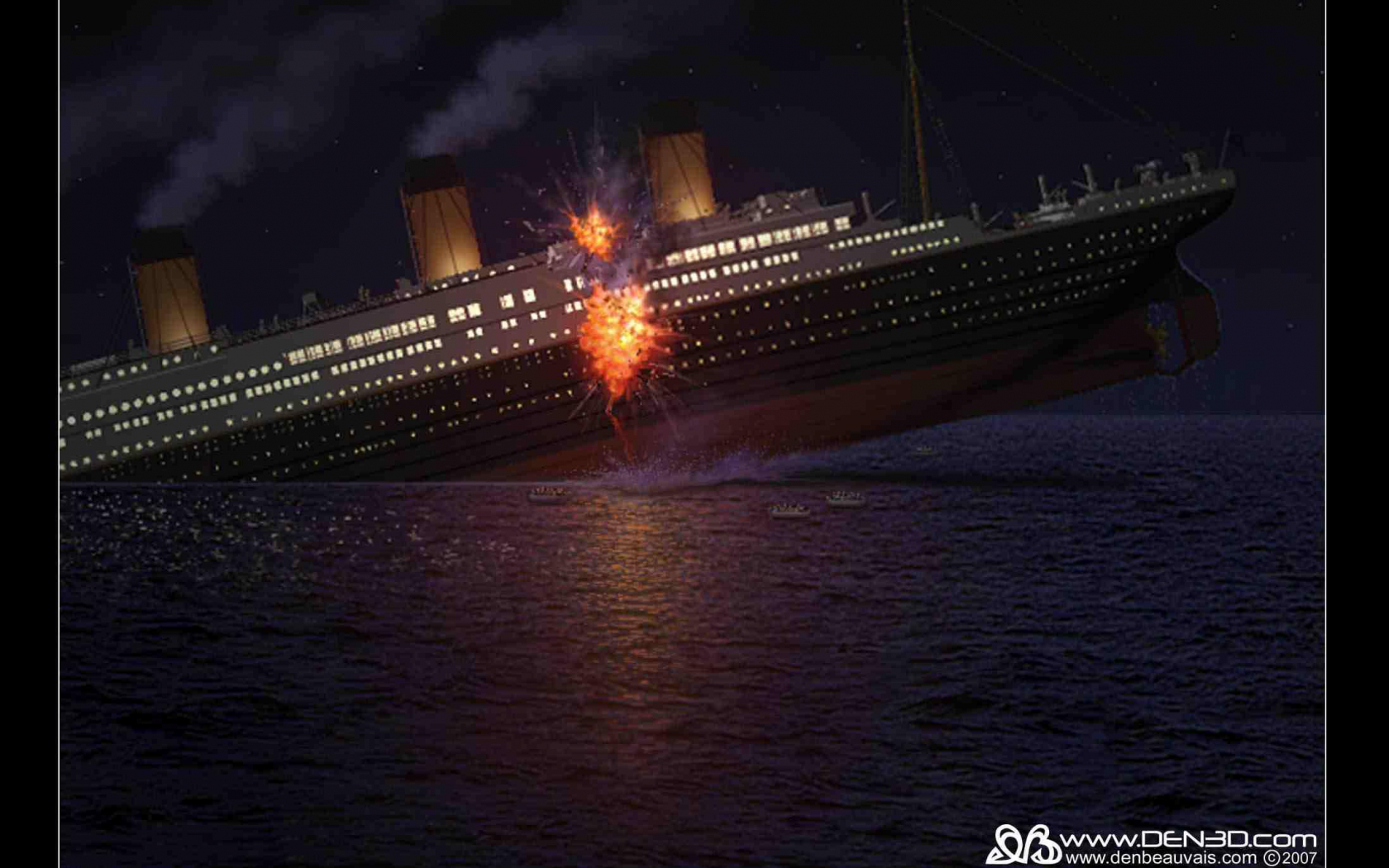 Titanic Sinking Wallpapers