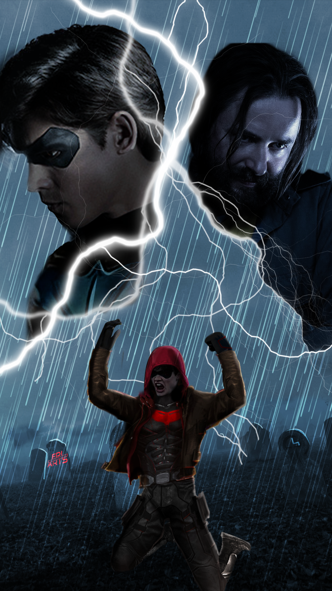 Titans 3 Red Hood Poster Wallpapers