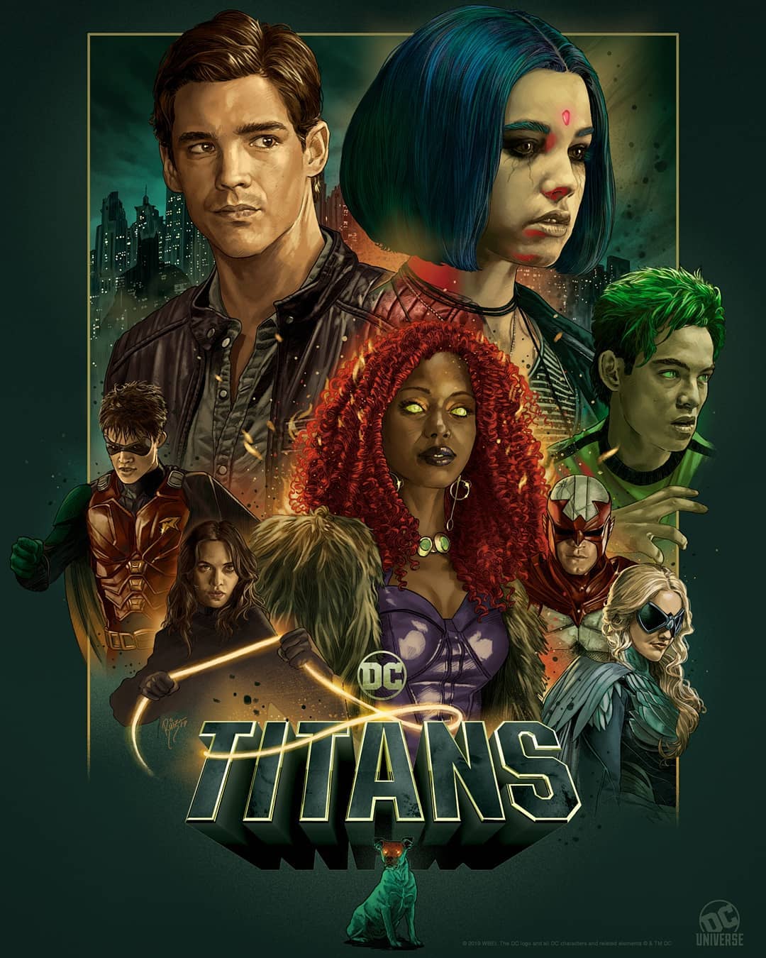 Titans Show Official Poster Wallpapers