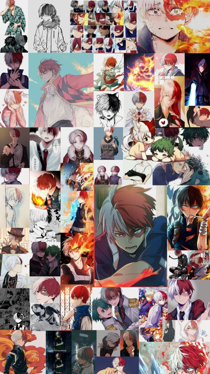 Todoroki Collage Wallpapers