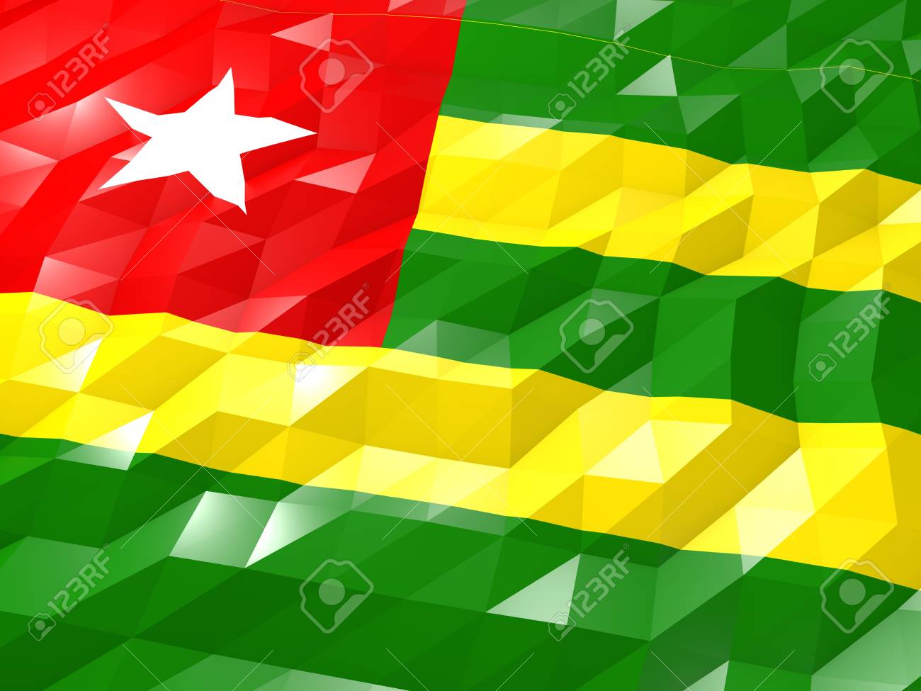 Togo Flag Wallpapers