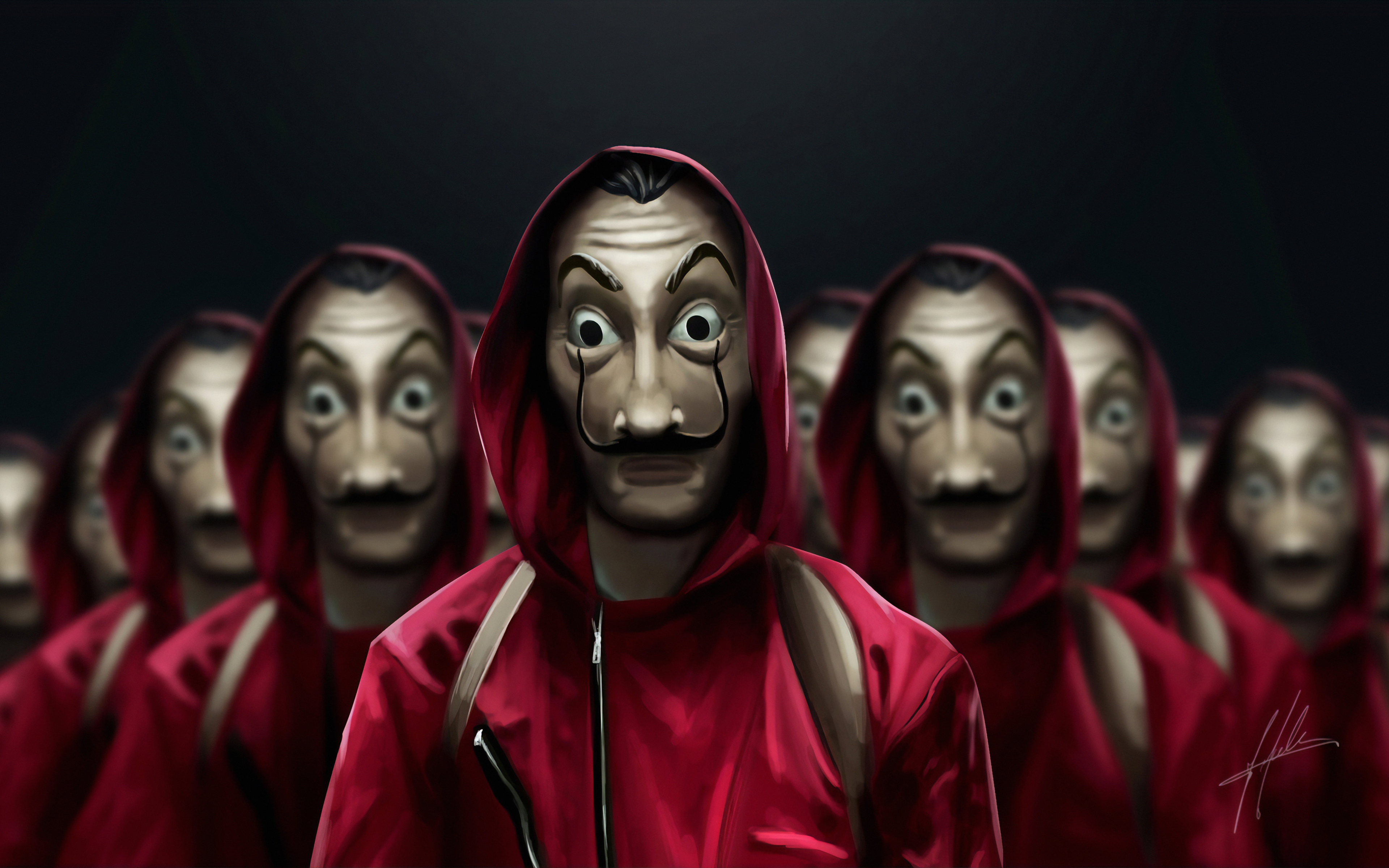 Tokio Mask Money Heist Wallpapers