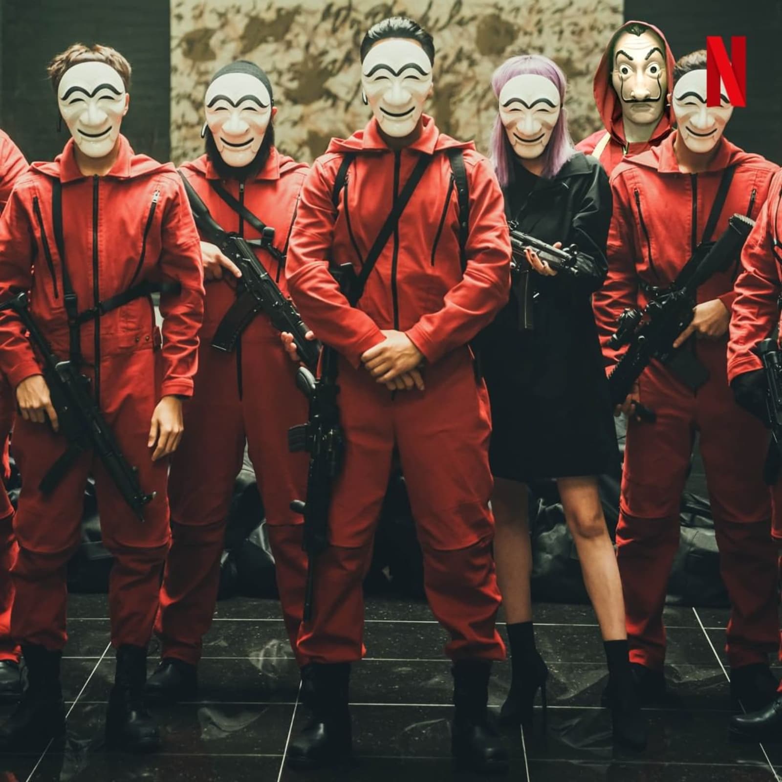 Tokio Mask Money Heist Wallpapers