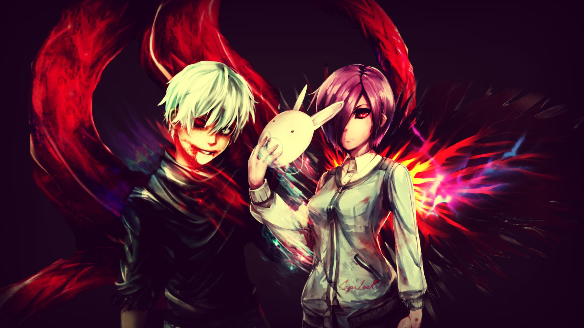 Tokyo Ghoul Kaneki And Touka Wallpapers