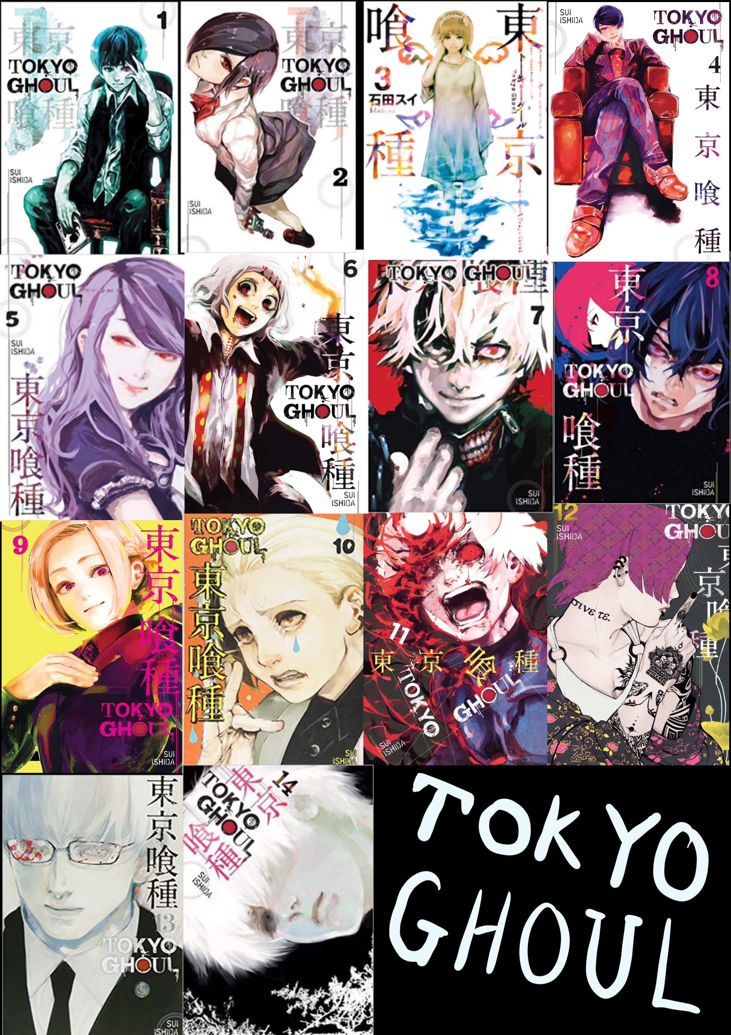 Tokyo Ghoul Manga Cover Wallpapers