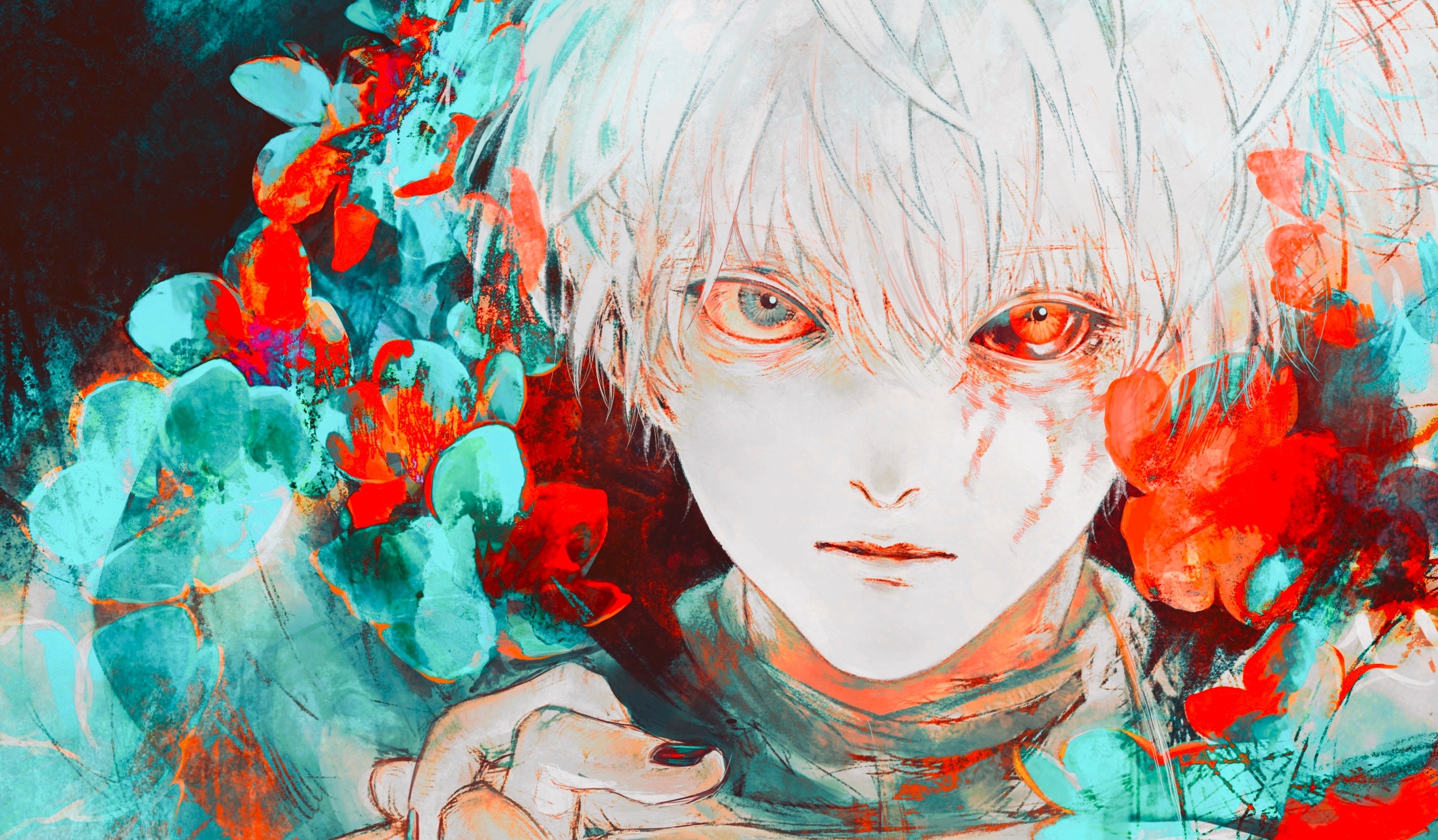 Tokyo Ghoul Watercolor Wallpapers