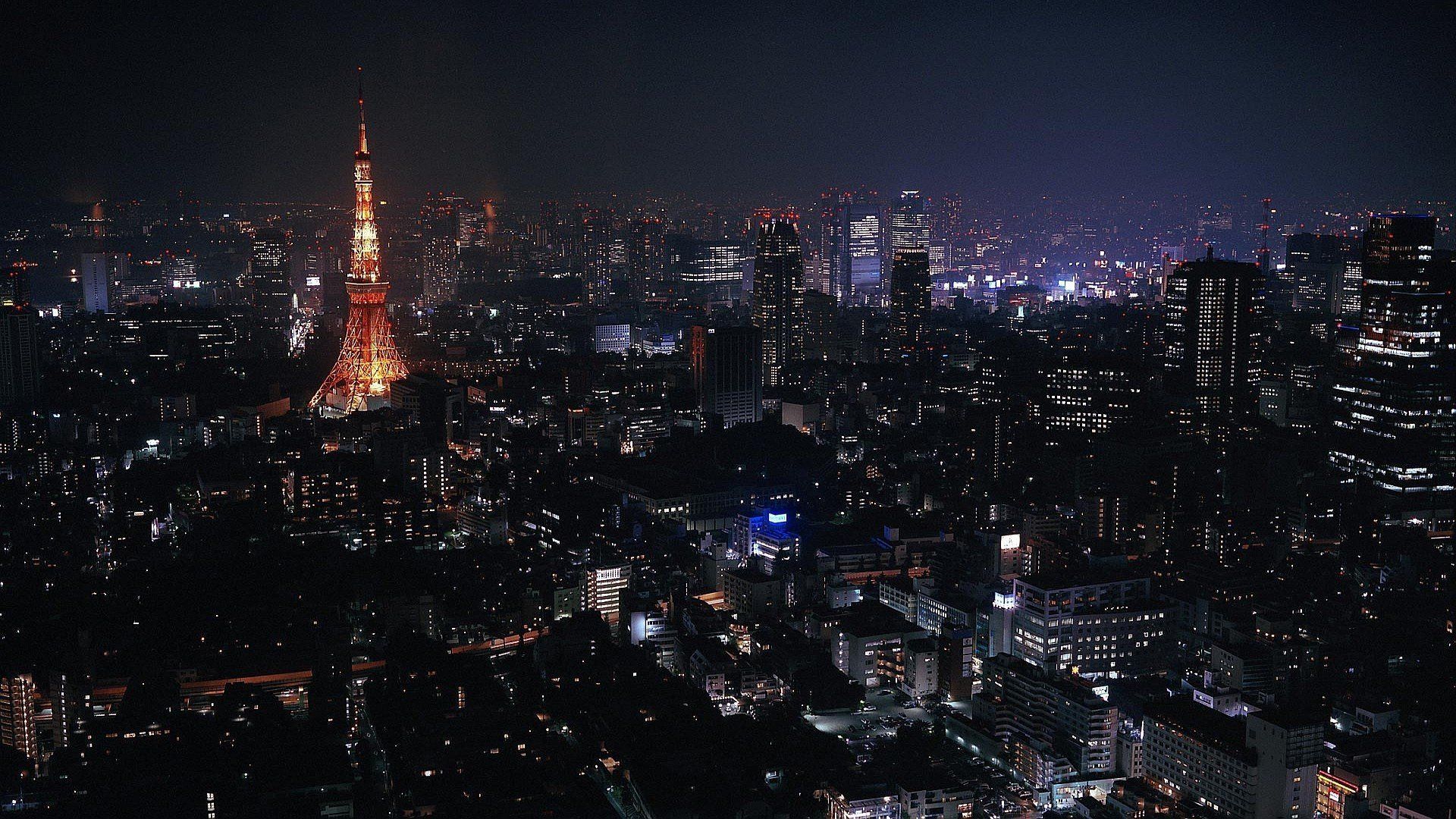 Tokyo Night Skyline Wallpapers