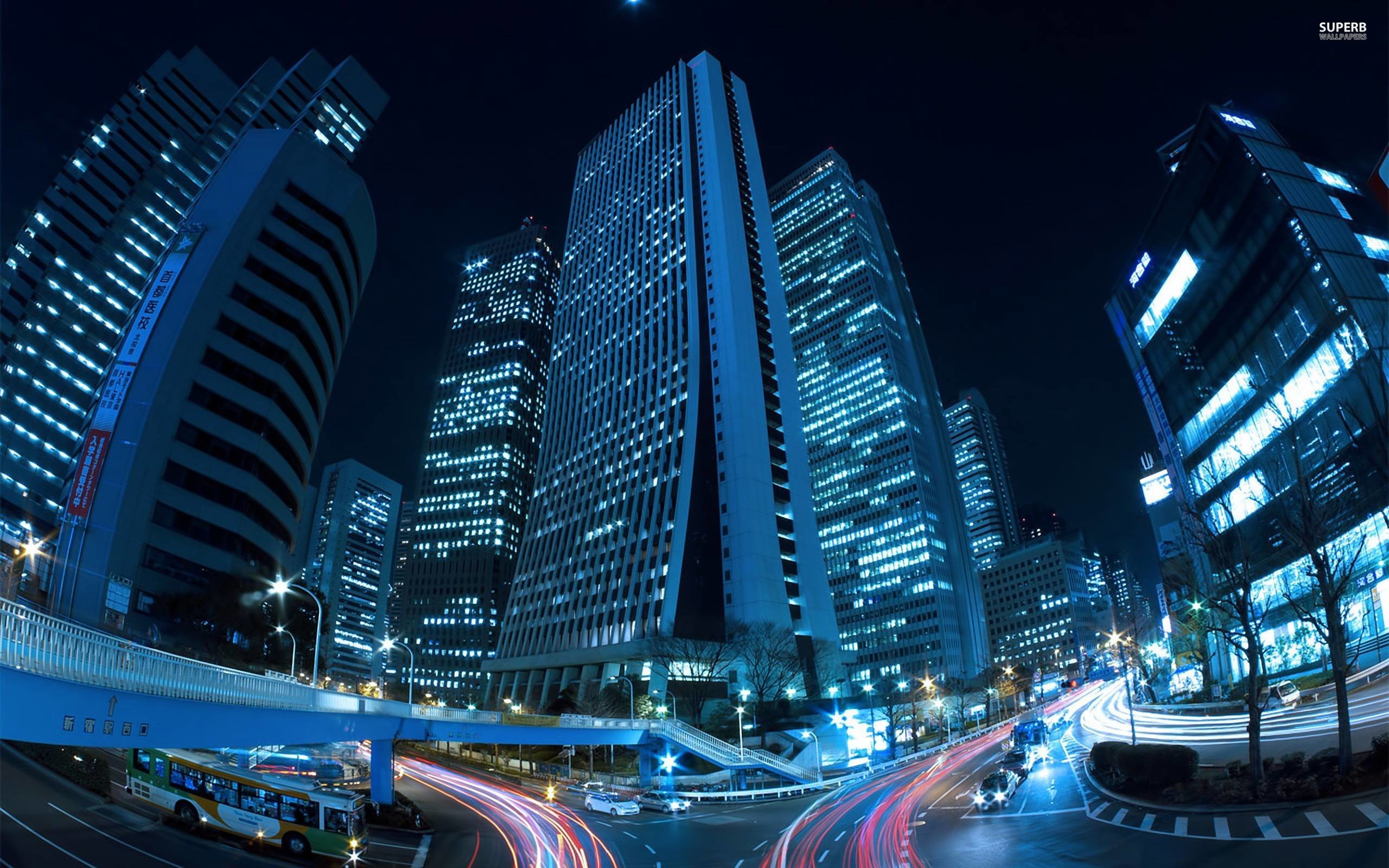 Tokyo Night Skyline Wallpapers