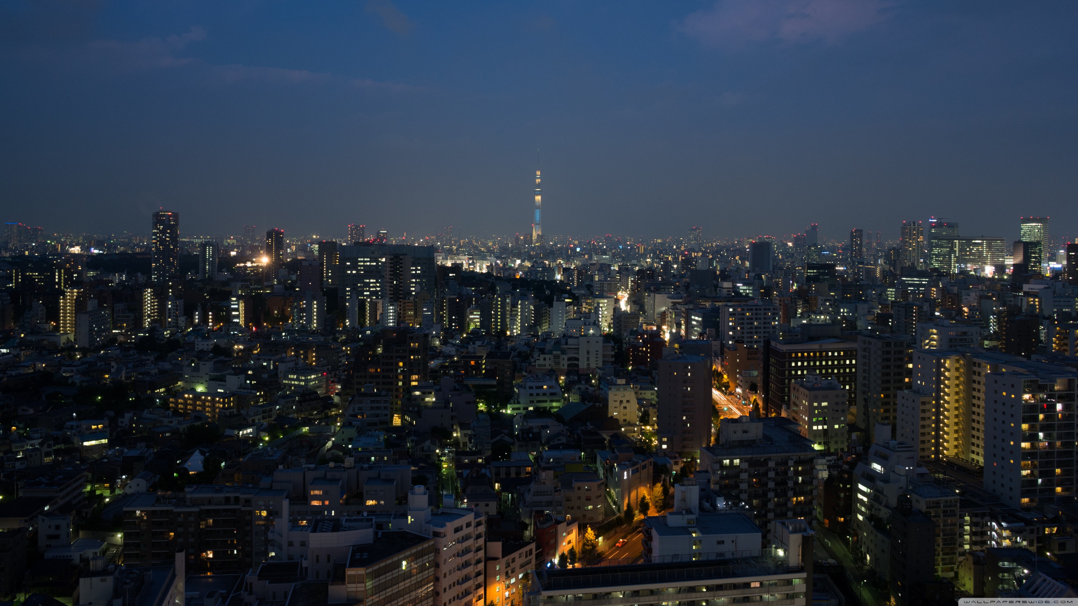 Tokyo Night Skyline Wallpapers