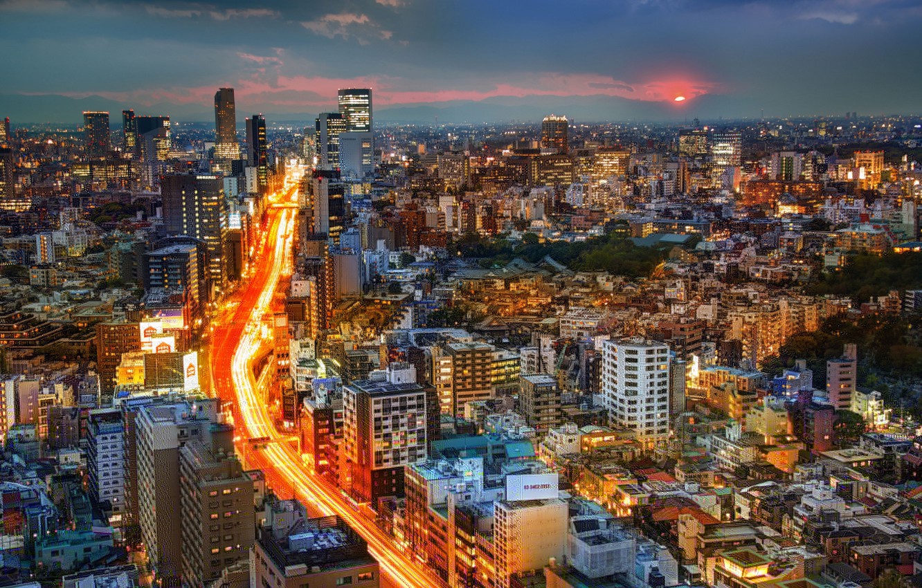 Tokyo Night Skyline Wallpapers