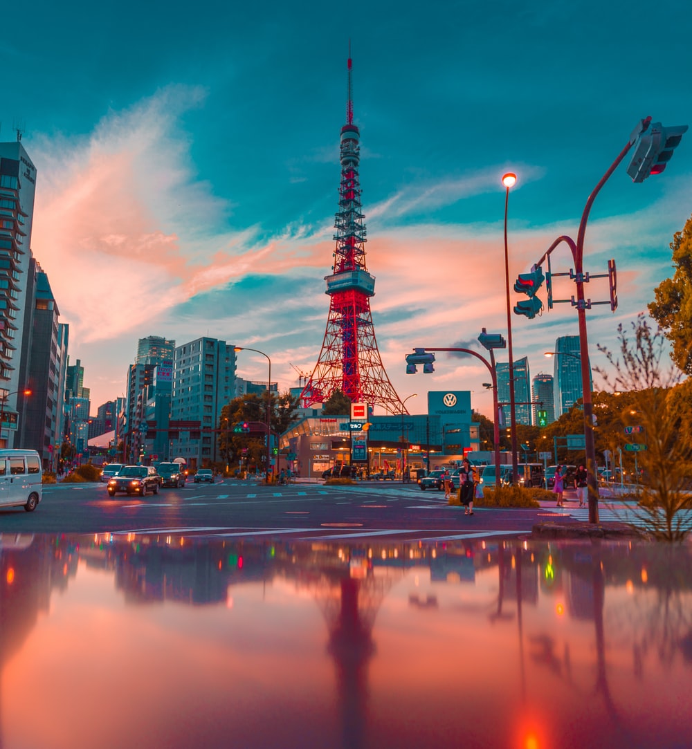 Tokyo Tower At Night Wallpapers