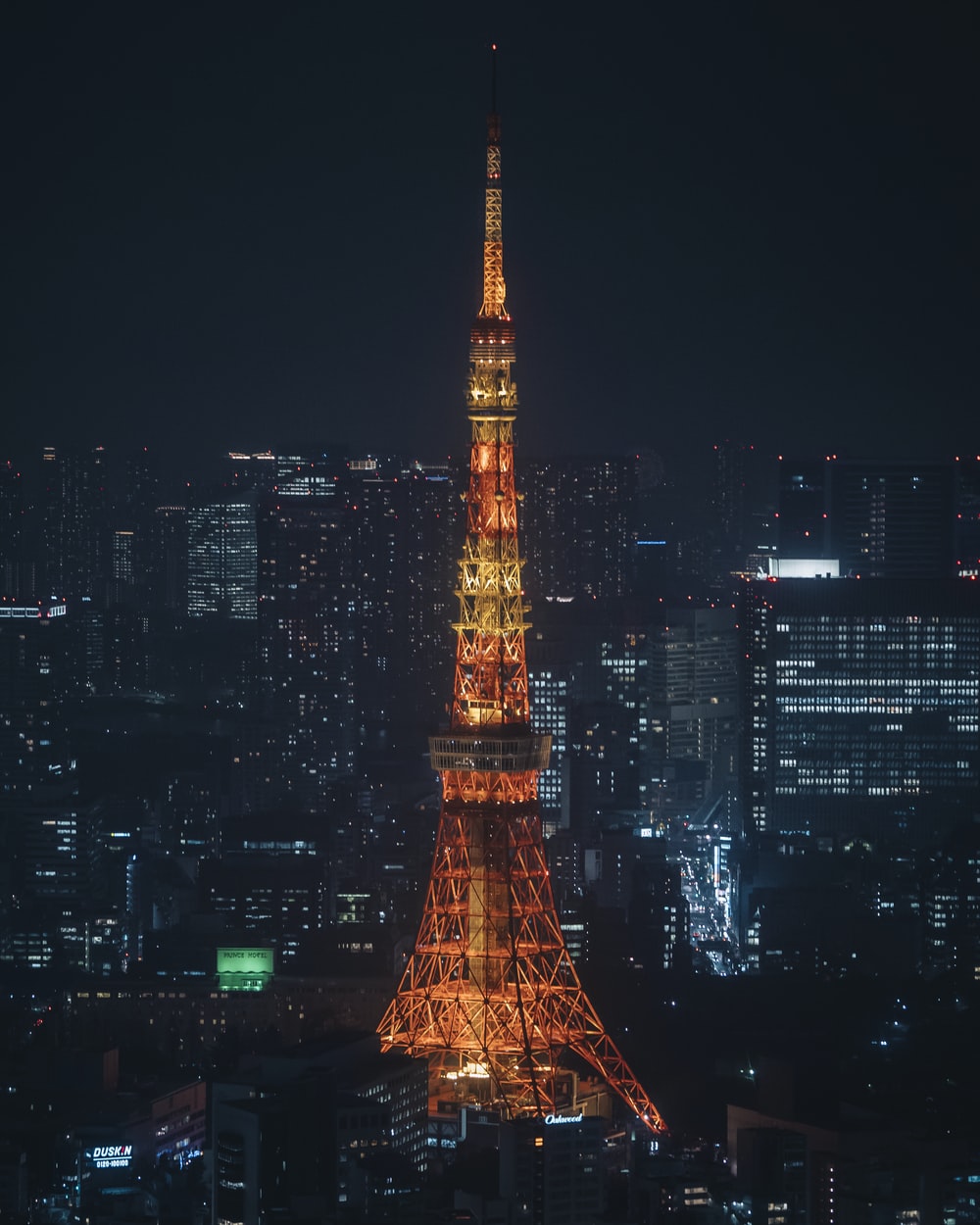 Tokyo Tower At Night Wallpapers