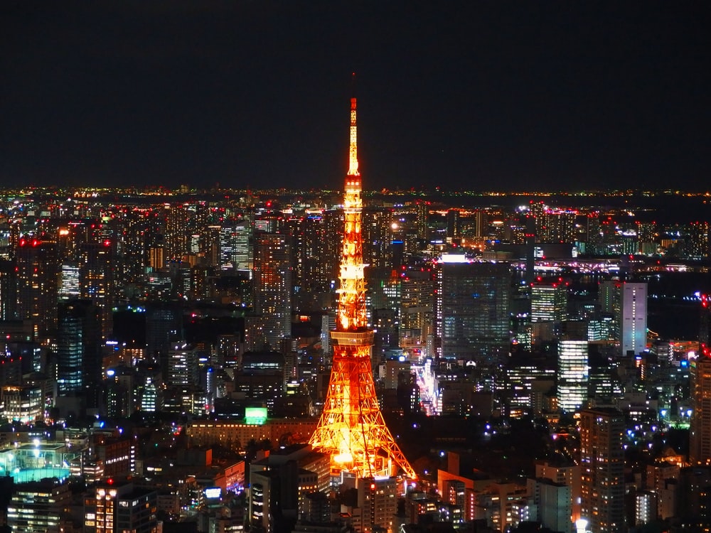 Tokyo Tower At Night Wallpapers