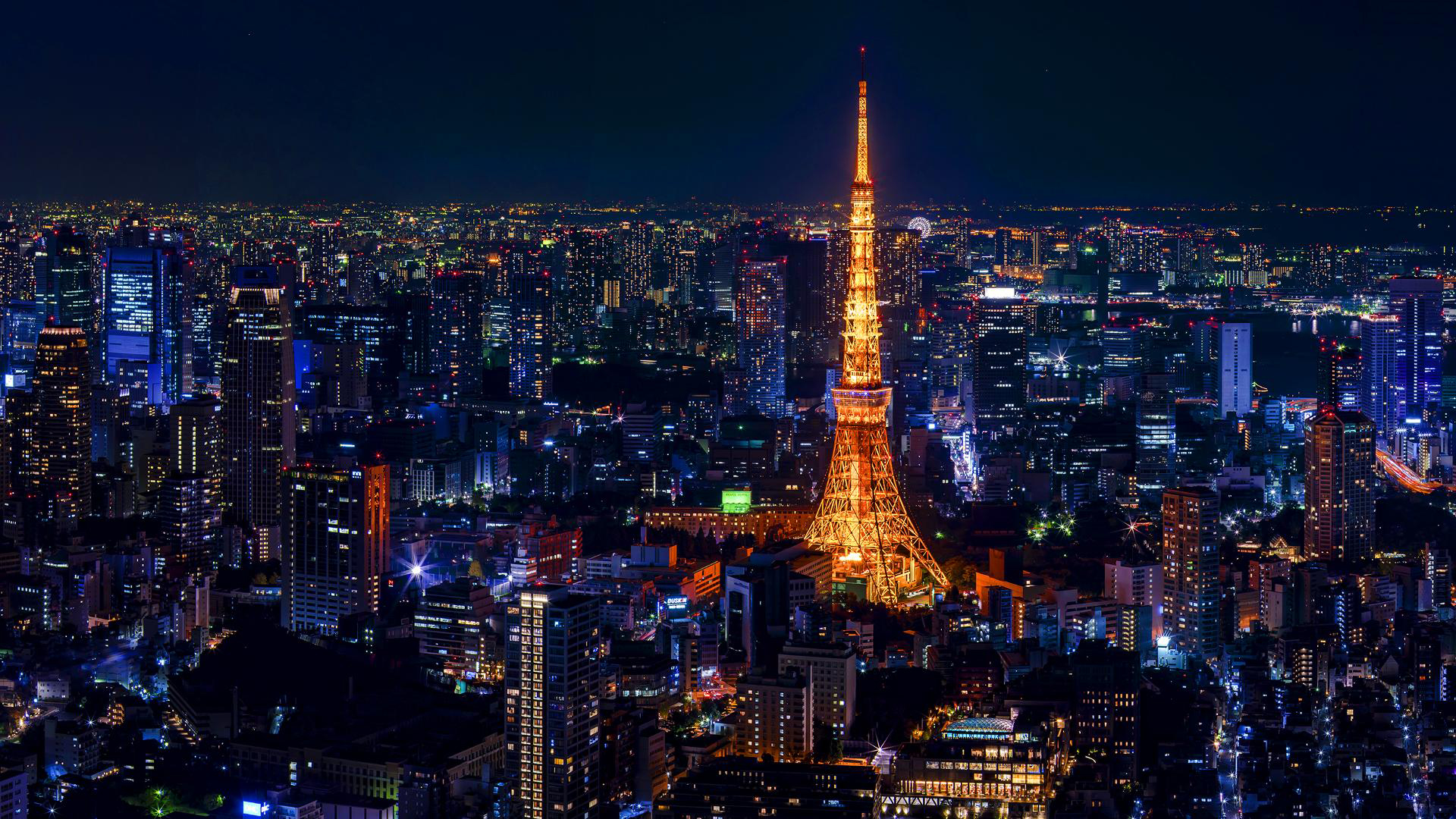 Tokyo Tower At Night Wallpapers