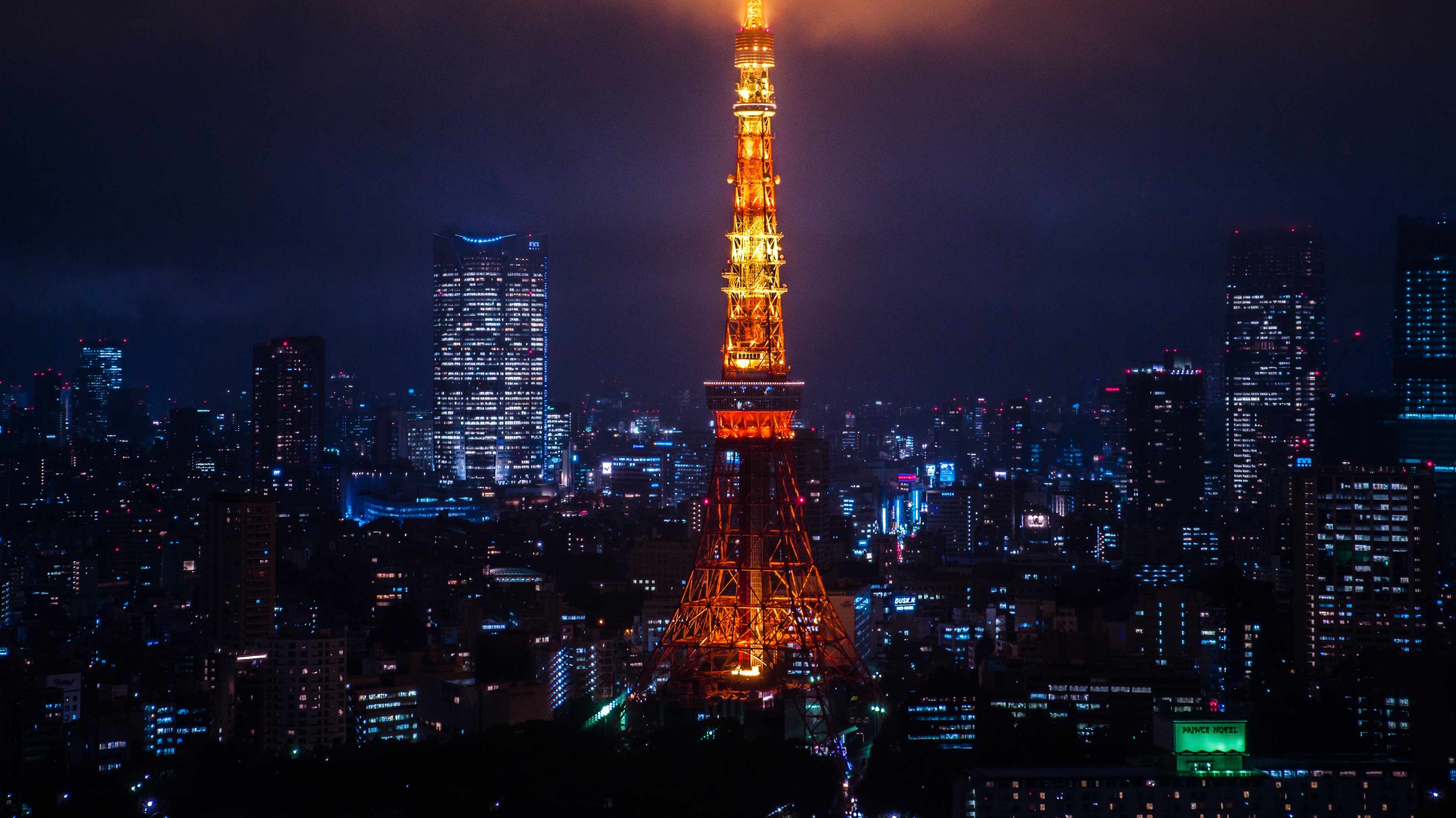 Tokyo Tower At Night Wallpapers