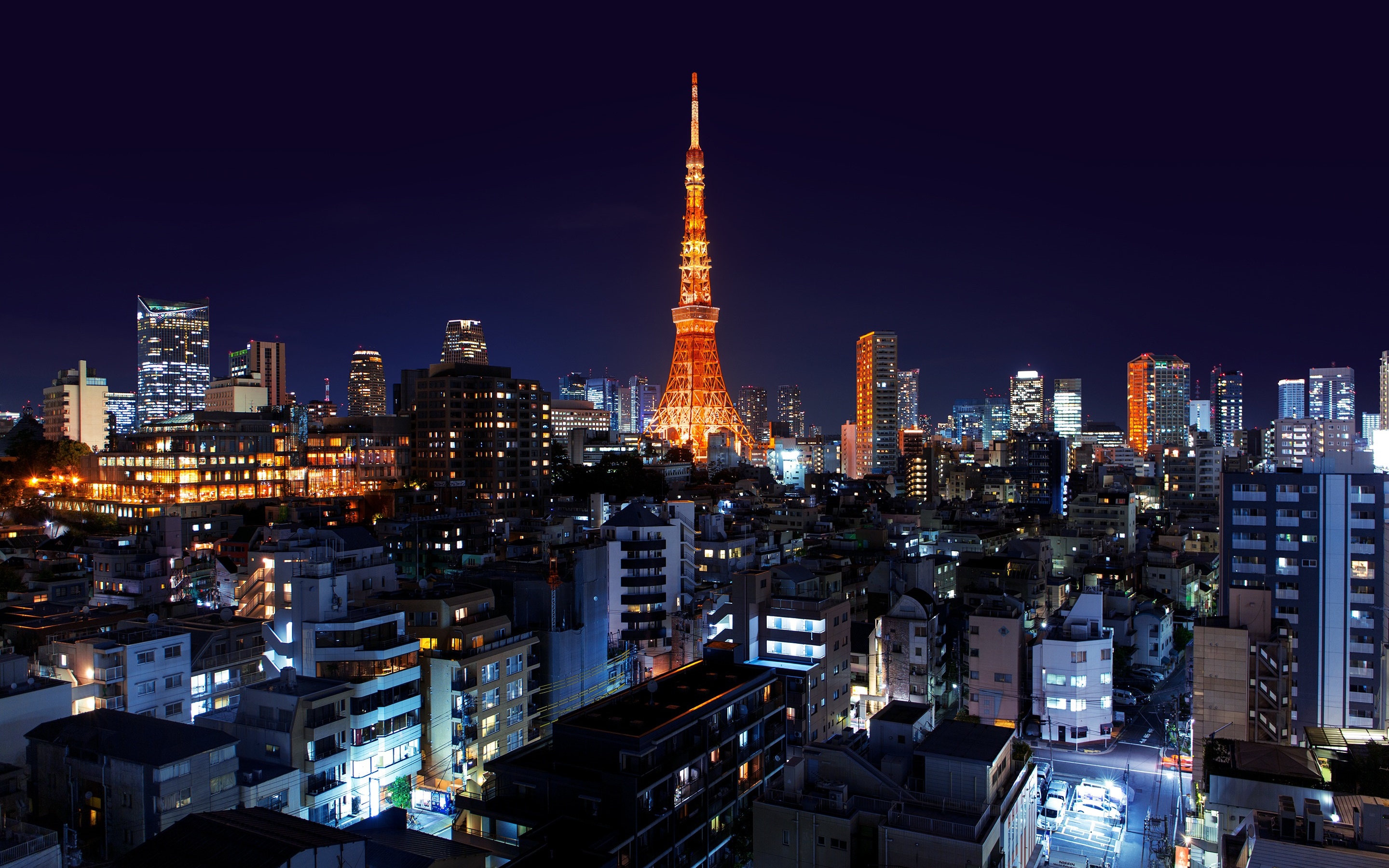 Tokyo Tower At Night Wallpapers