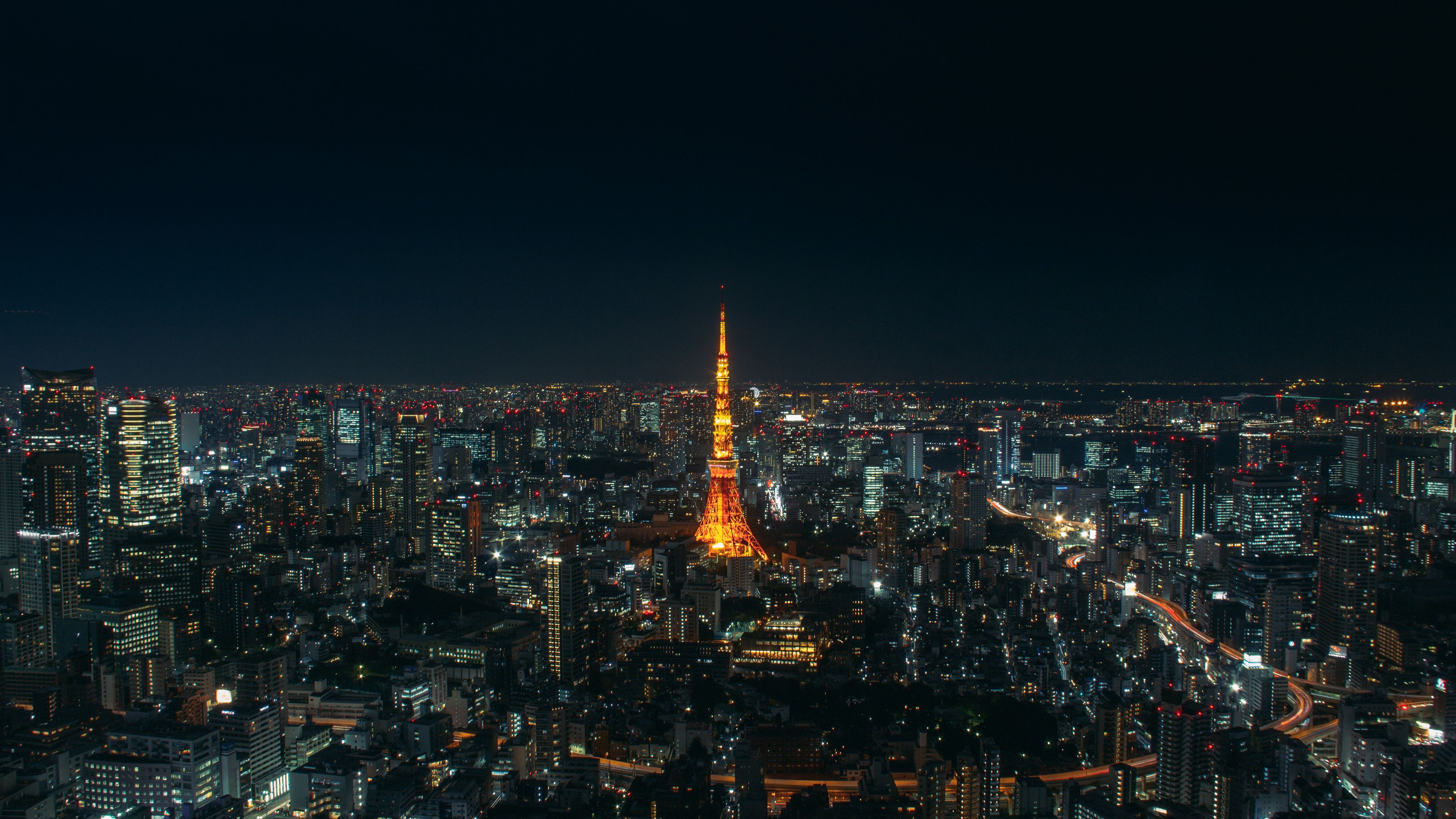 Tokyo Tower At Night Wallpapers