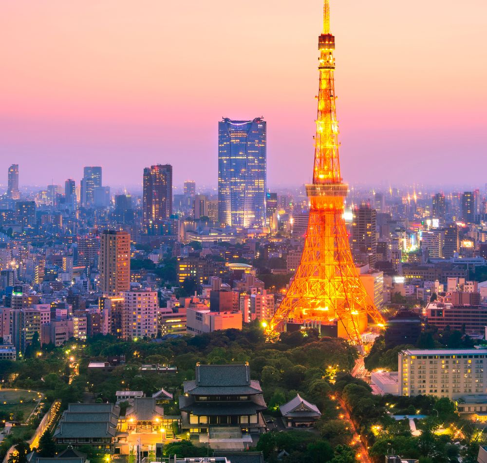 Tokyo Tower At Night Wallpapers