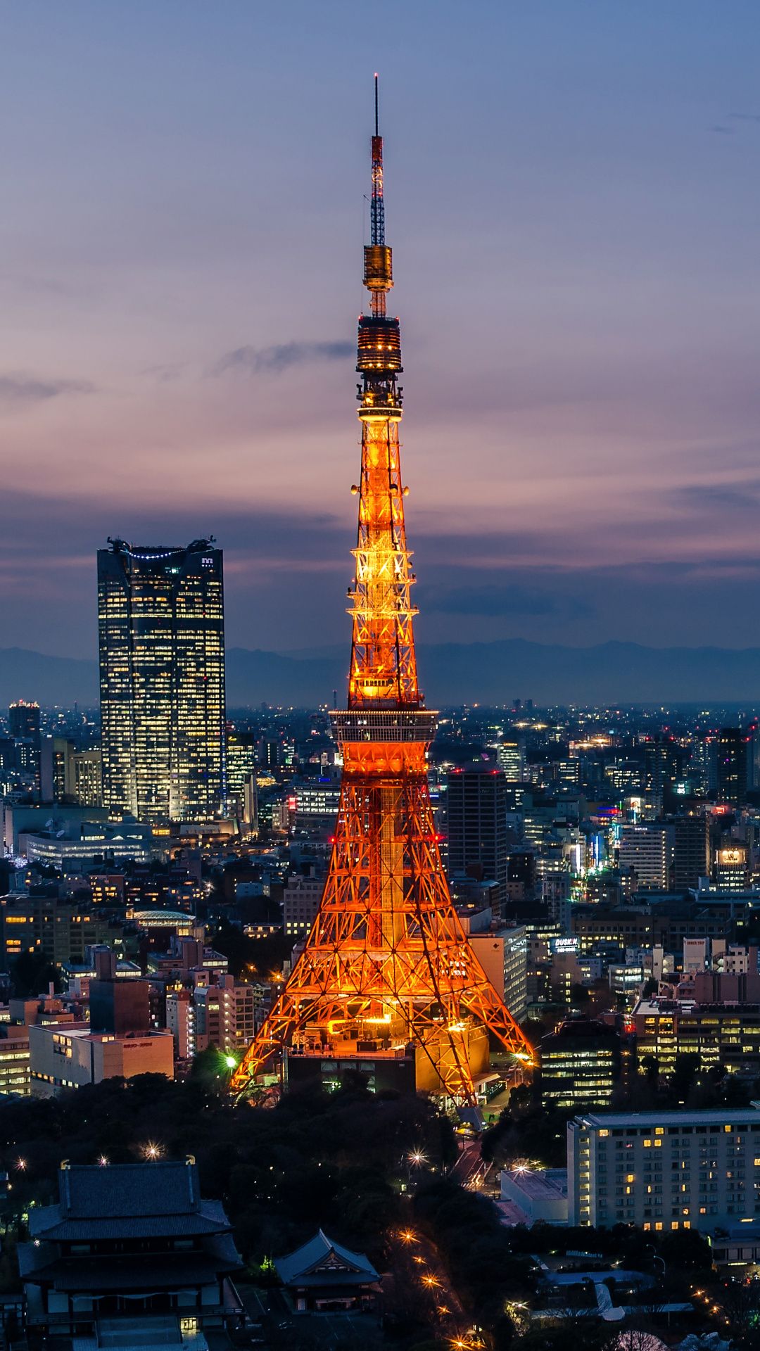 Tokyo Tower At Night Wallpapers