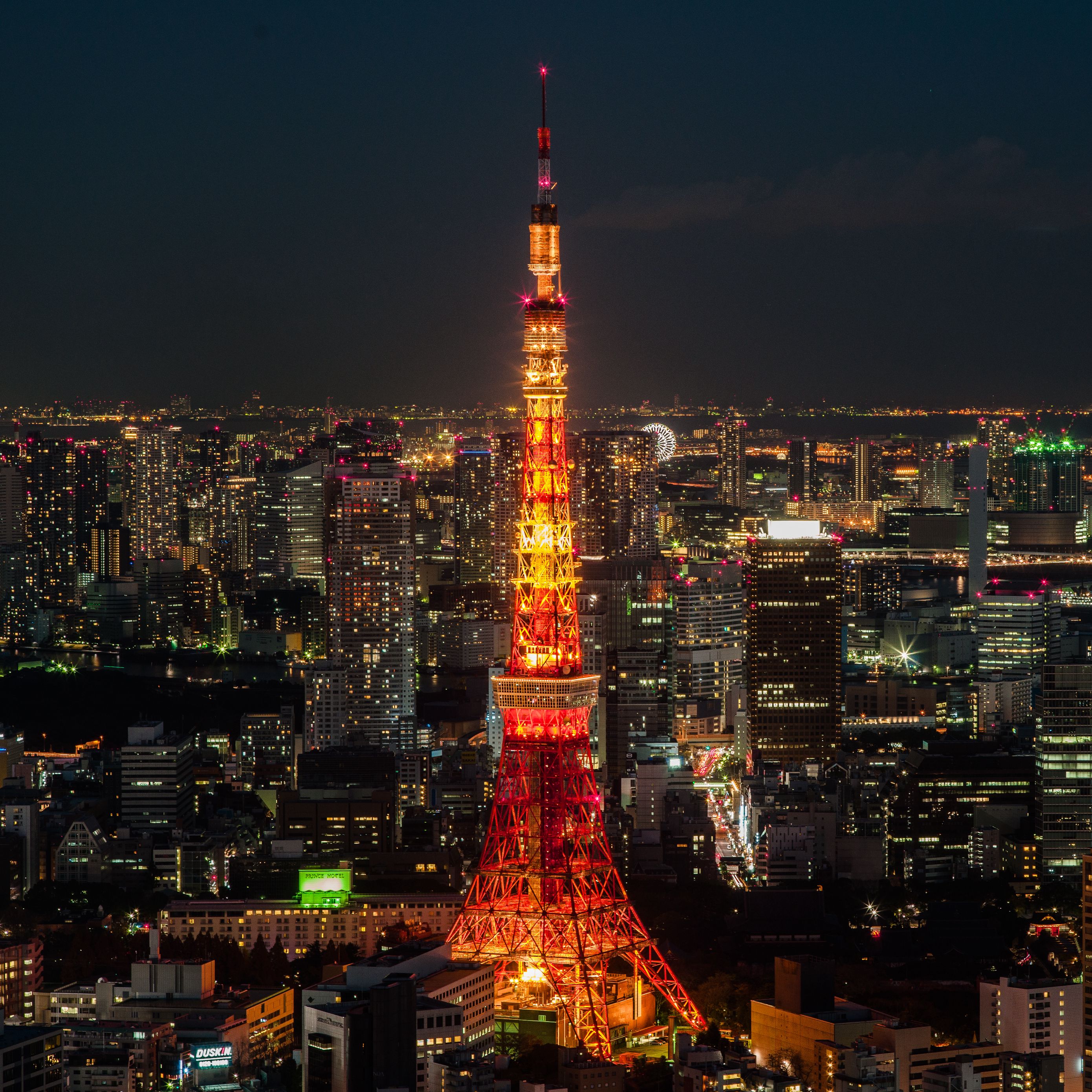 Tokyo Tower At Night Wallpapers