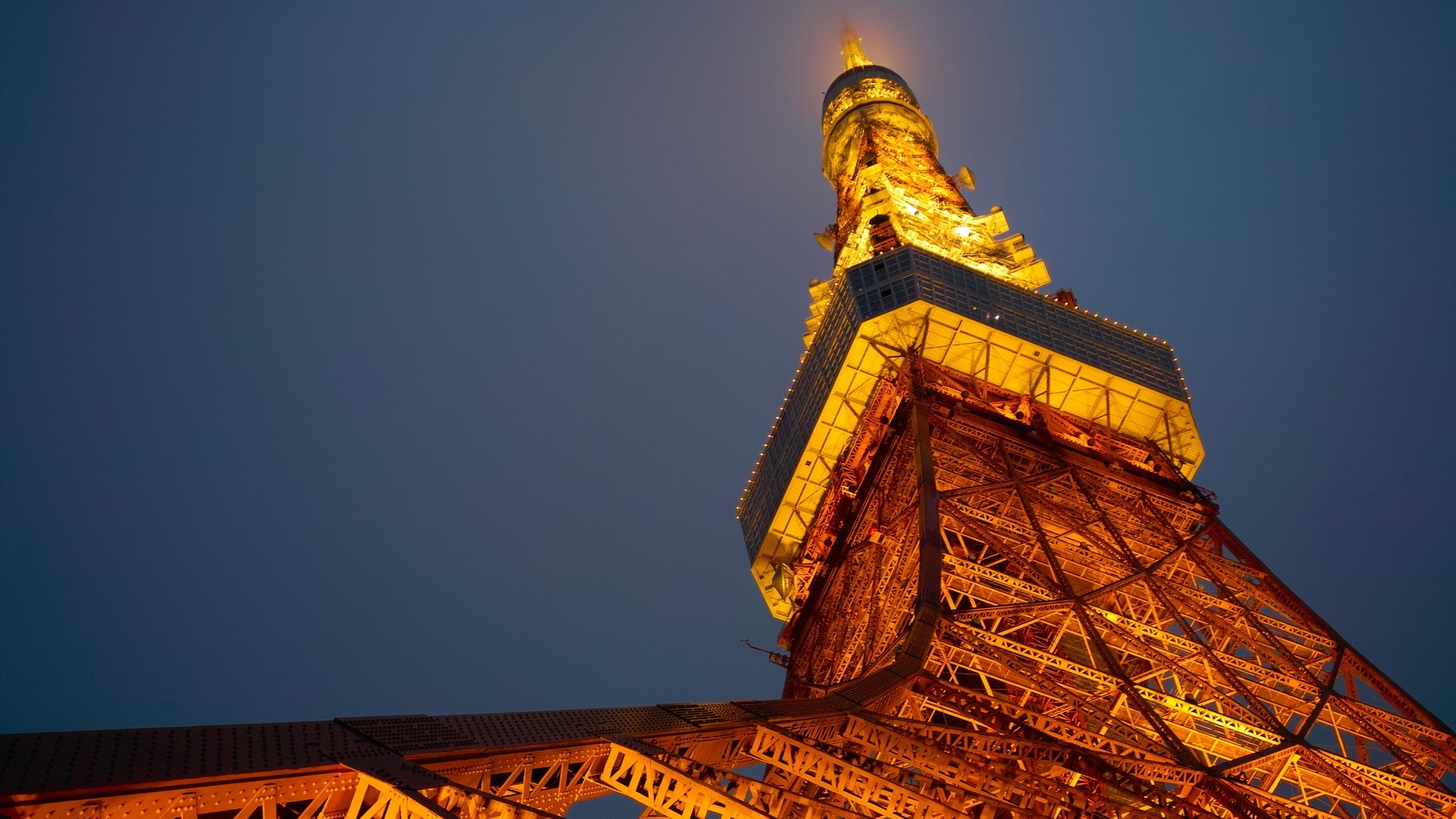 Tokyo Tower At Night Wallpapers