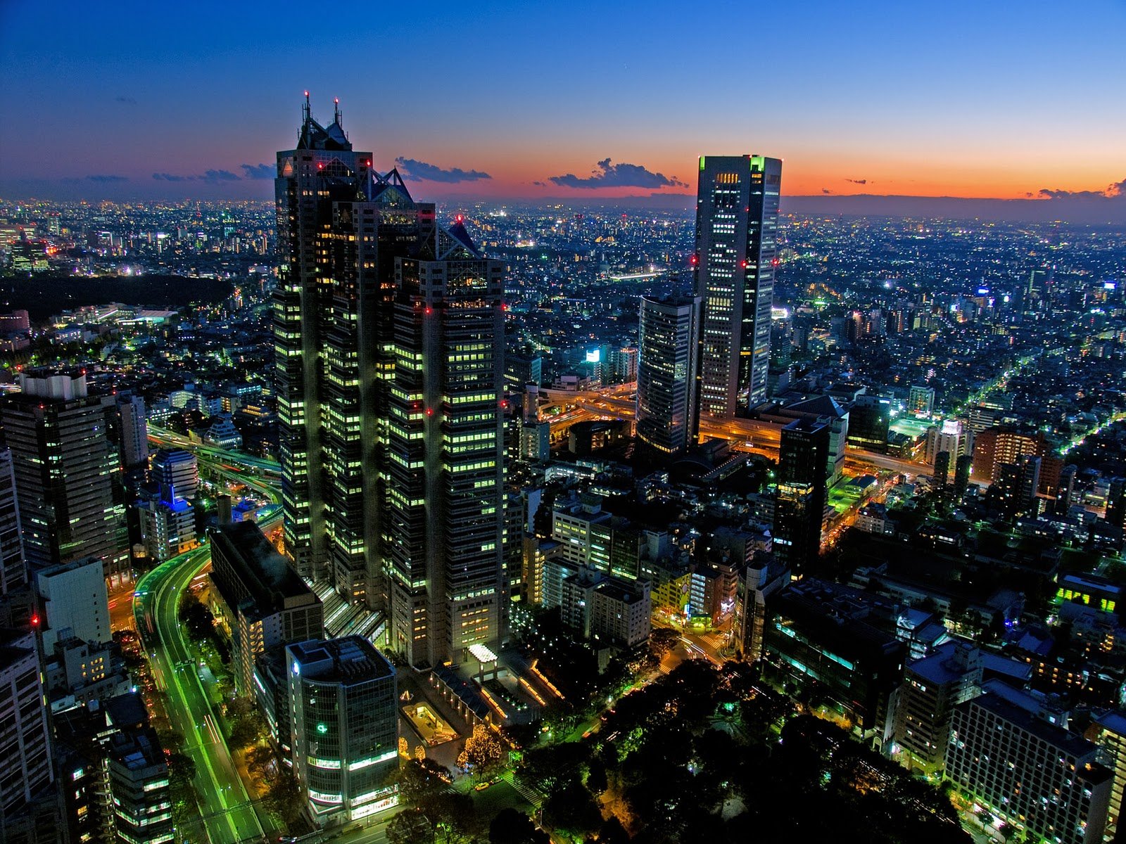 Tokyo Tower At Night Wallpapers