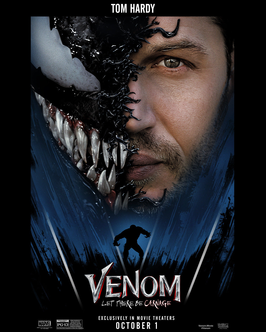 Tom Hardy Venom Movie Poster 2018 Wallpapers