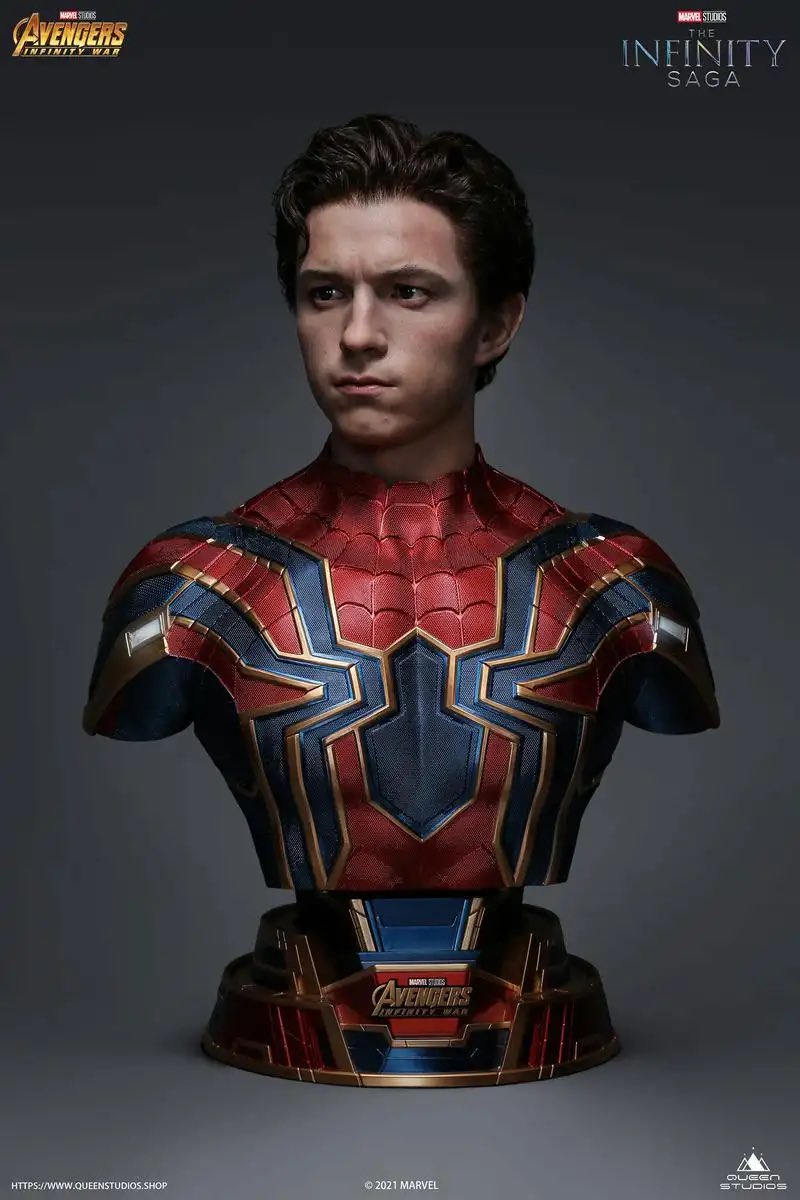 Tom Holland As Spider-Man Iron Spider Suit Infinity War Wallpapers