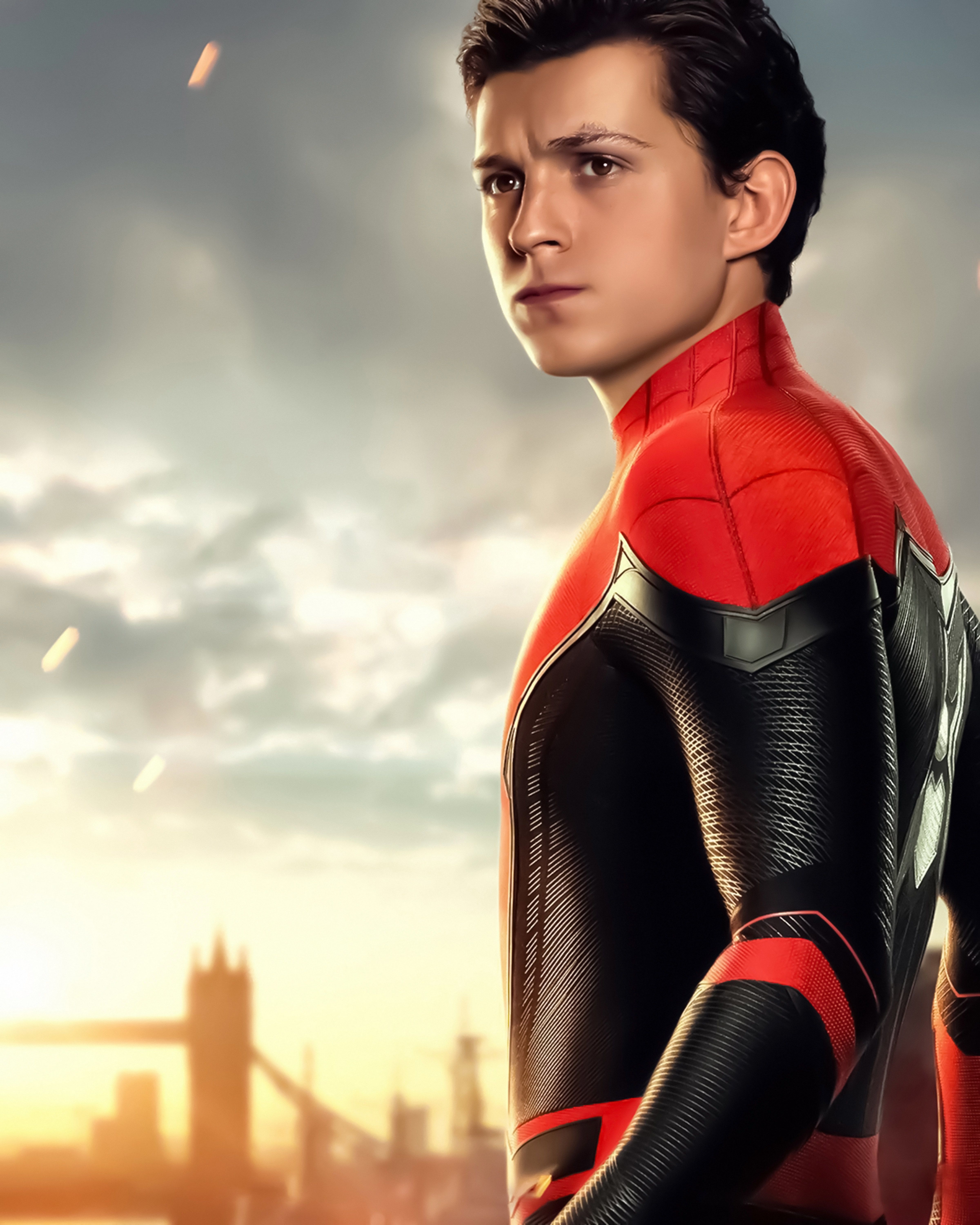 Tom Holland As Spiderman In Far From Home Wallpapers