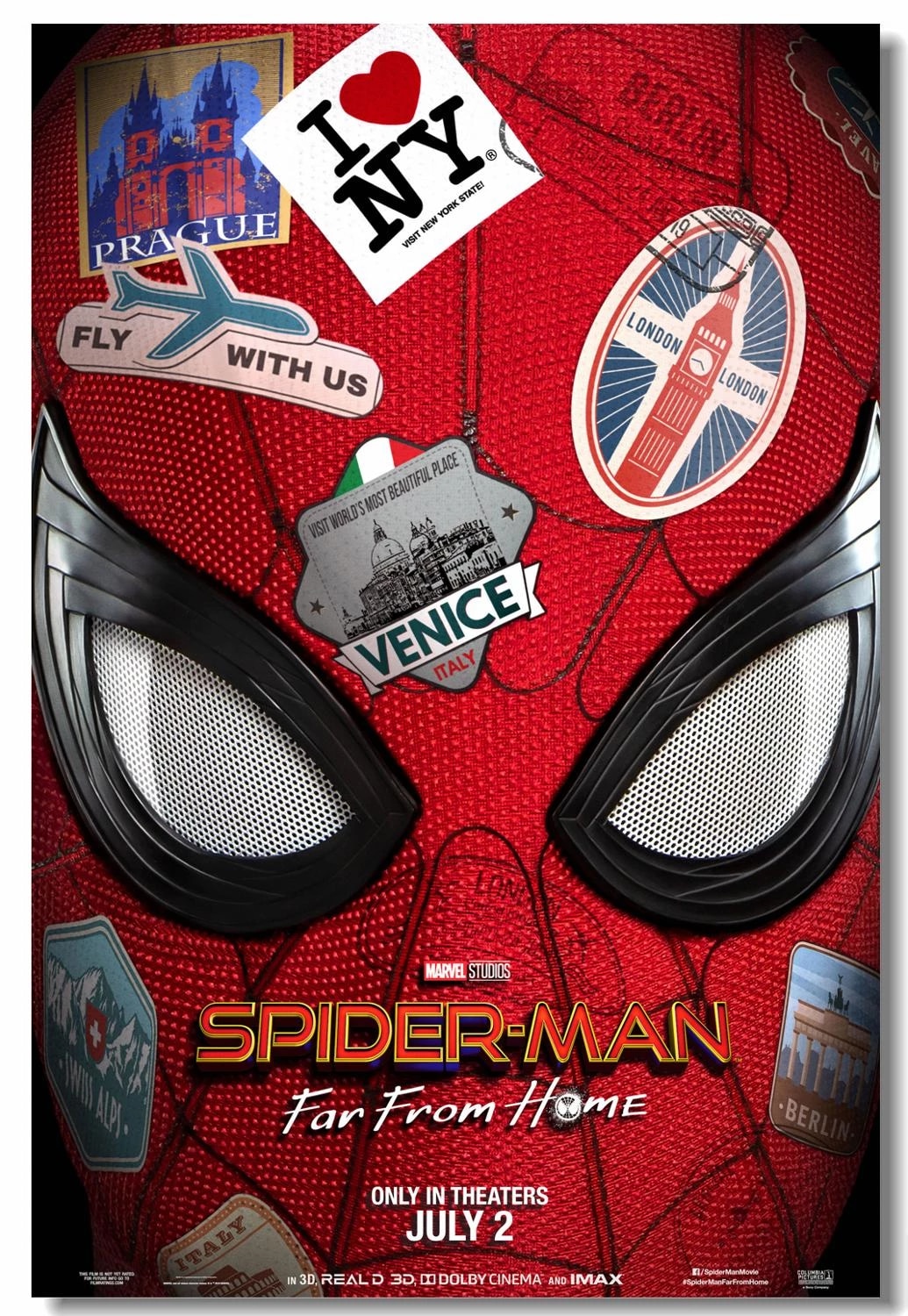 Tom Holland Spider Man Far From Home Poster Wallpapers