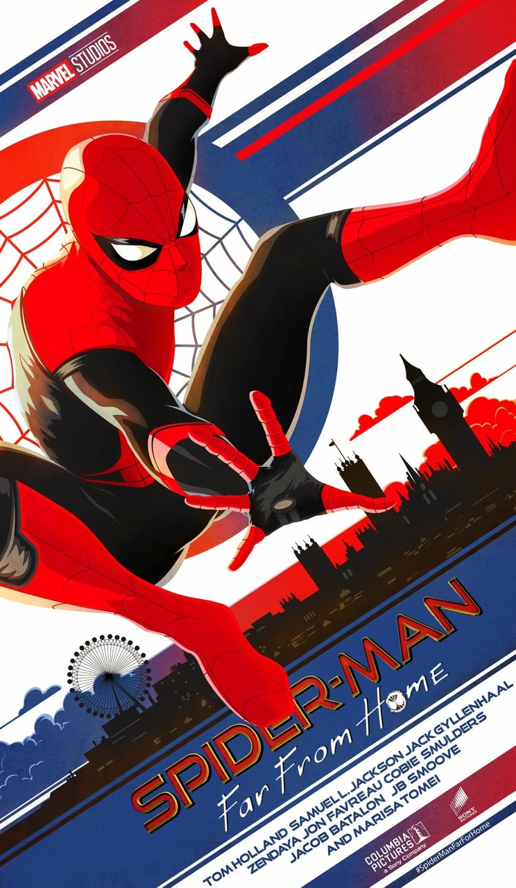 Tom Holland Spider Man Far From Home Poster Wallpapers