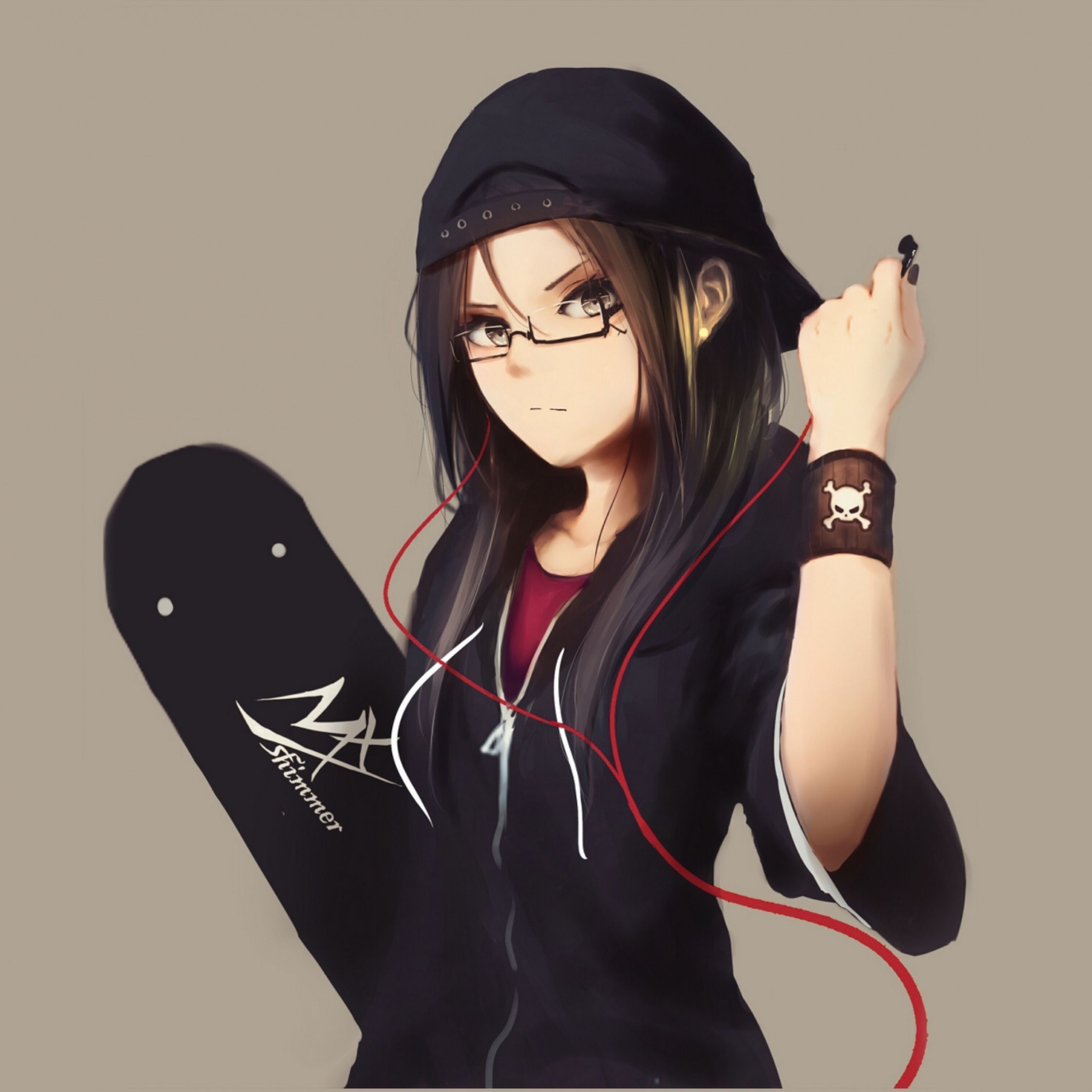 Tomboy Hoodie Cute Anime Girl Wallpapers