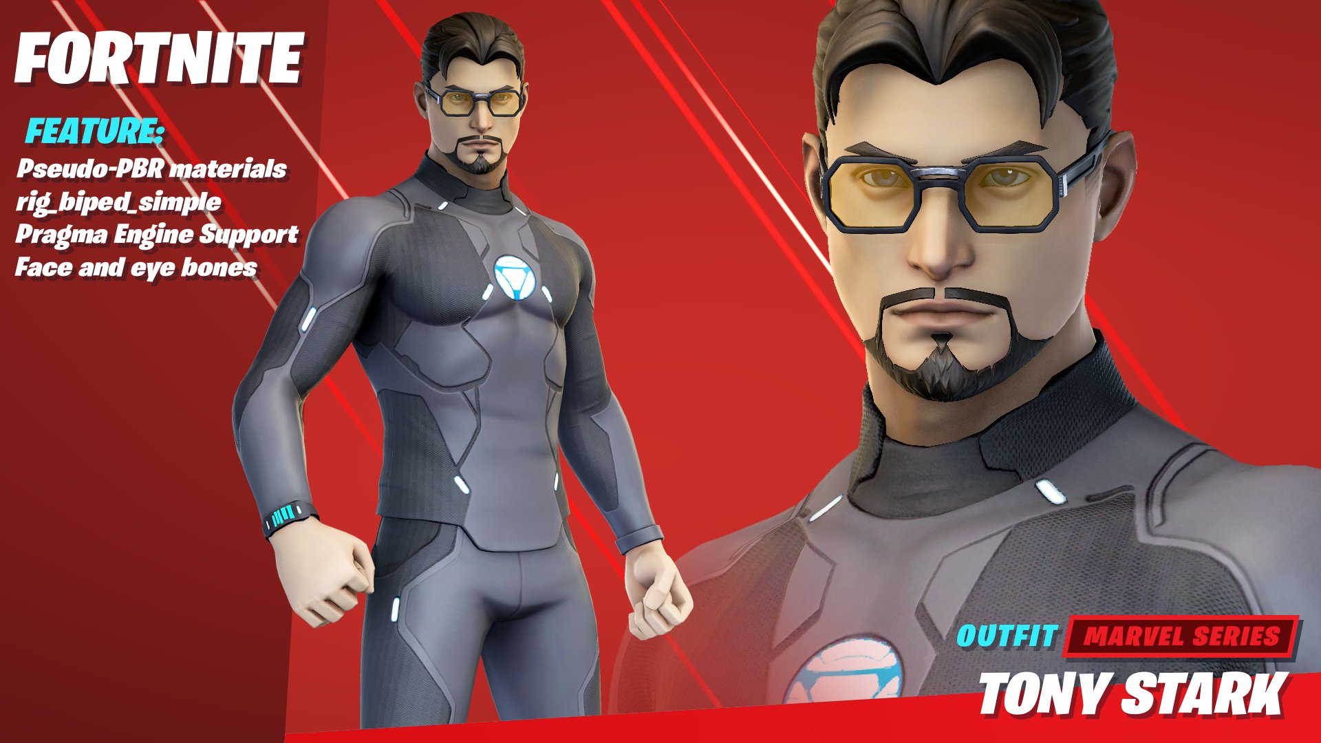 Tony Stark Fortnite Wallpapers