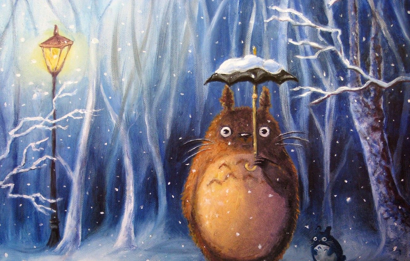 Totoro Bus Stop Wallpapers