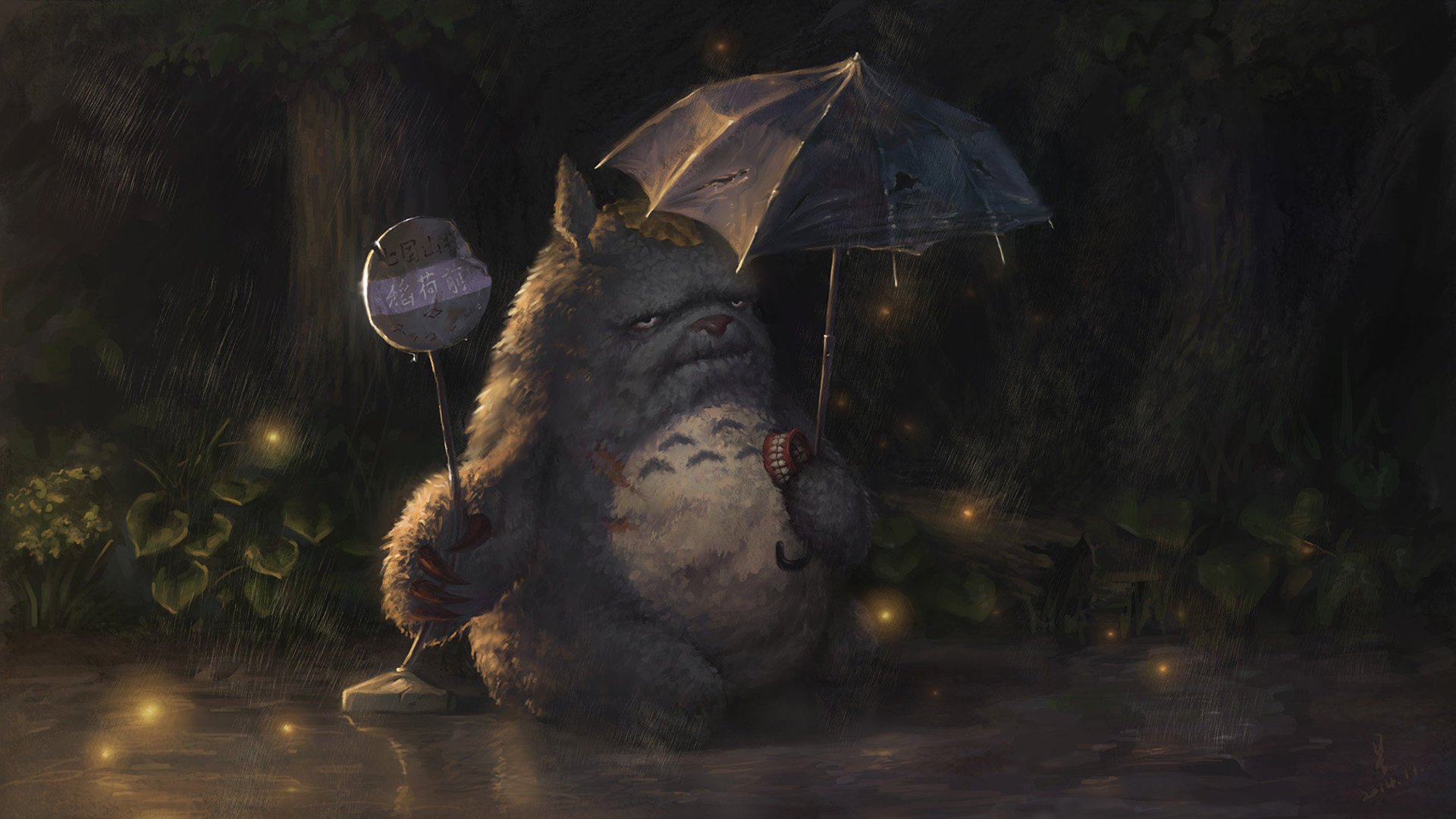 Totoro Umbrella Wallpapers