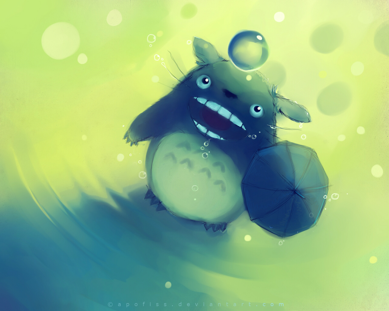 Totoro Umbrella Wallpapers