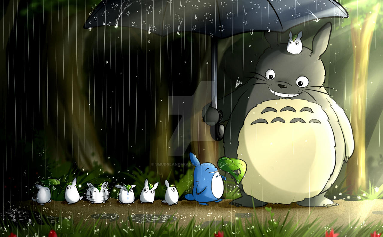 Totoro Umbrella Wallpapers