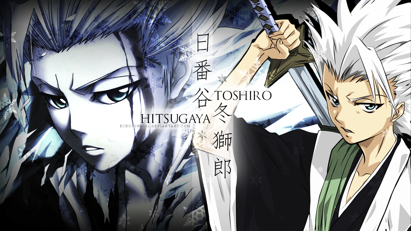 Toushirou Hitsugaya Standing In Moon Night Wallpapers