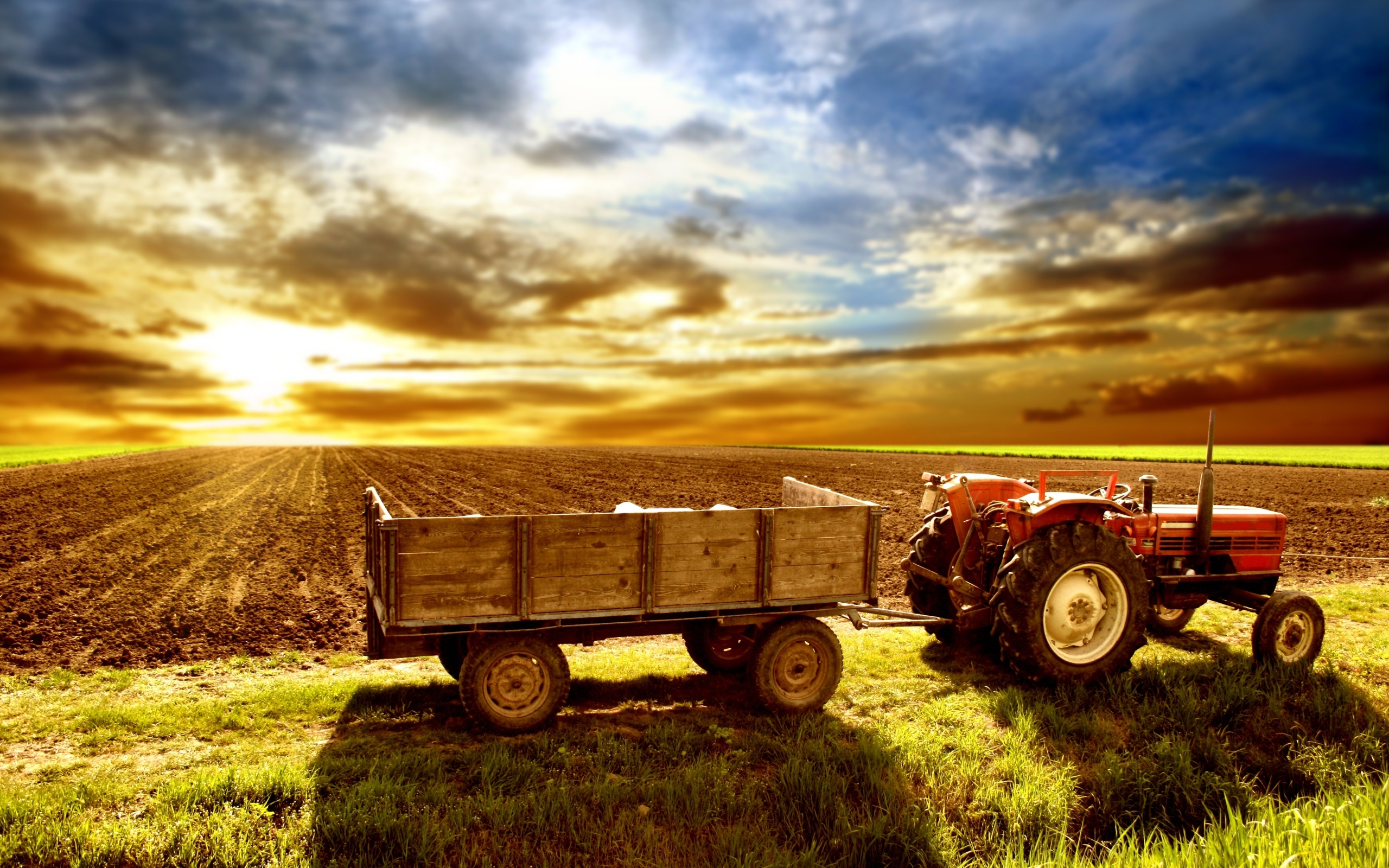 Tractor Background