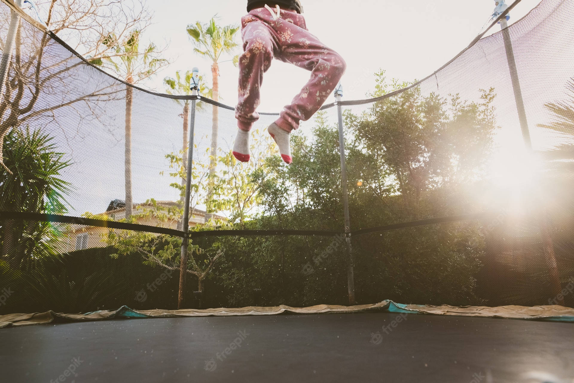 Trampoline Background