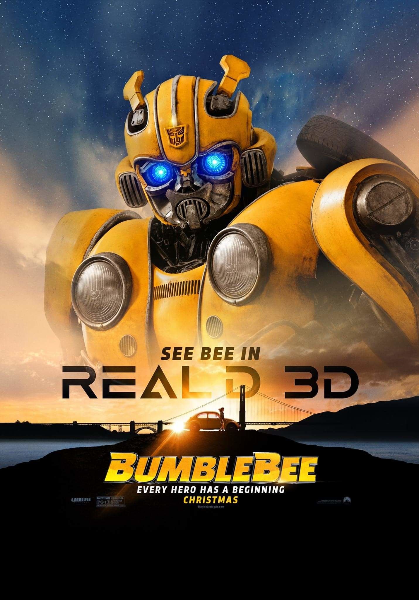 Transformer Bumblebee Movie Poster Artwork Wallpapers