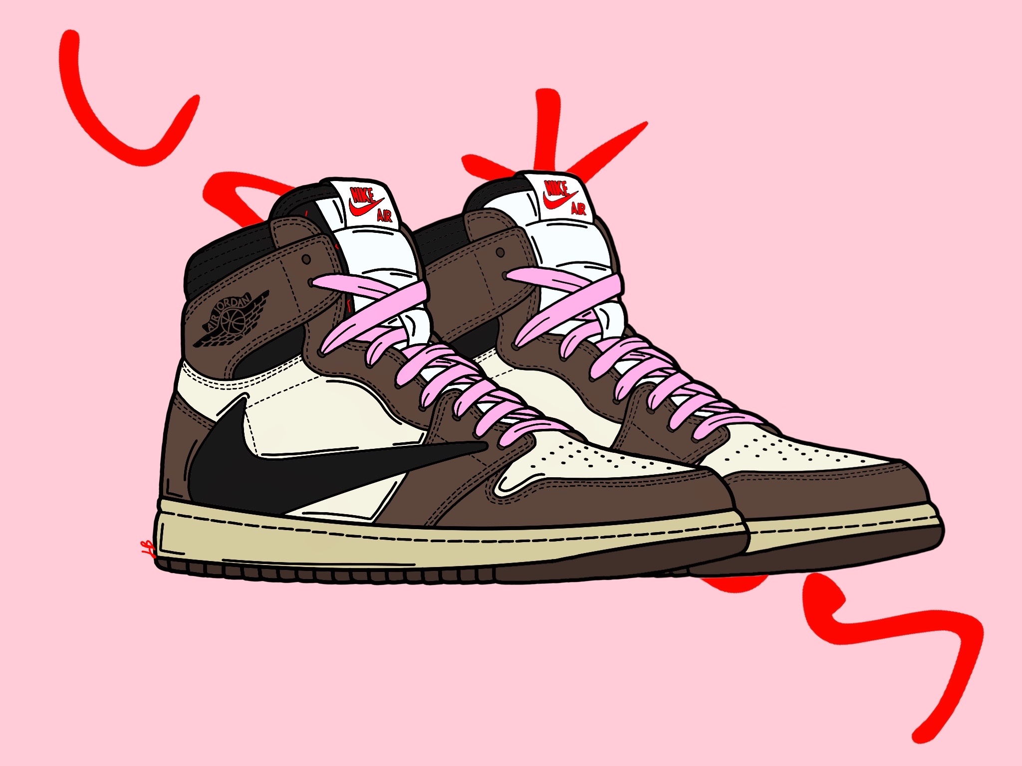 Travis Scott Jordan 1 Wallpapers