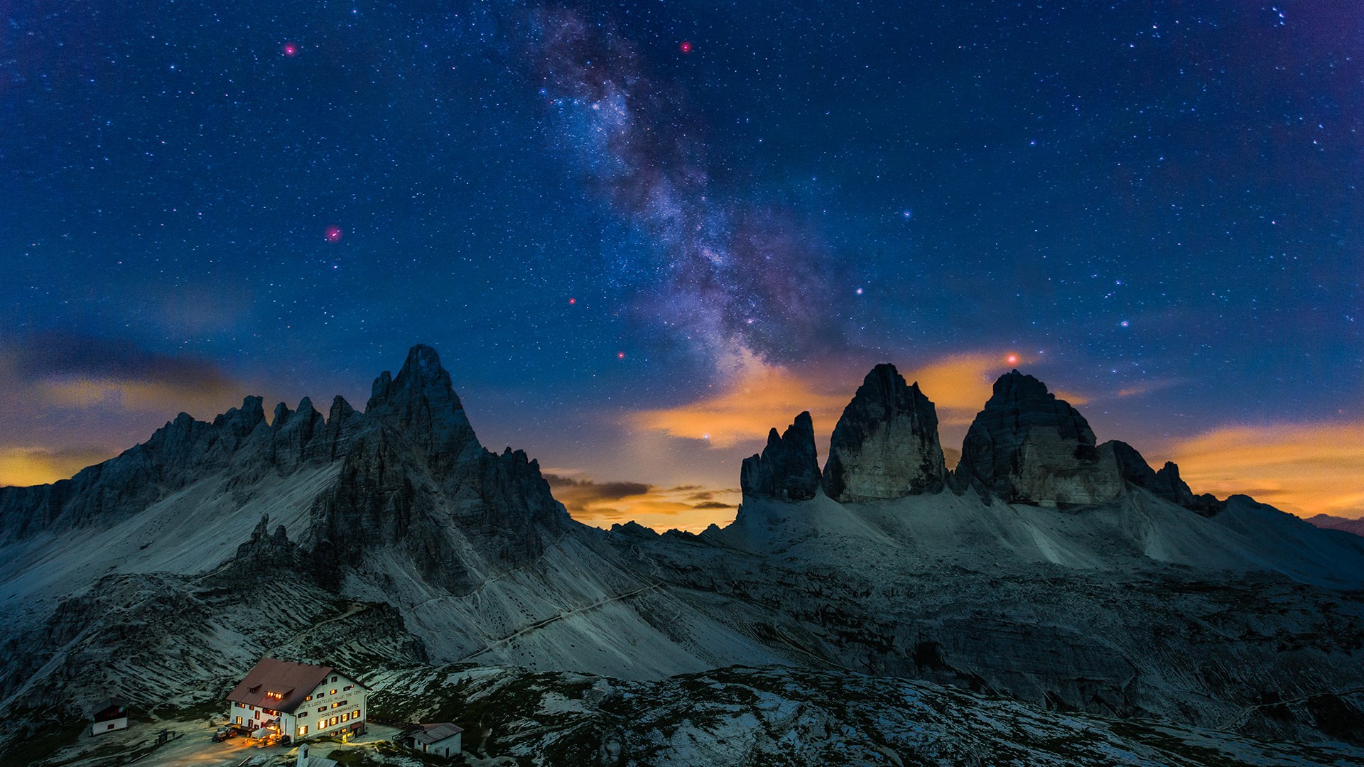 Tre Cime Di Lavaredo Dolomites Italy Wallpapers